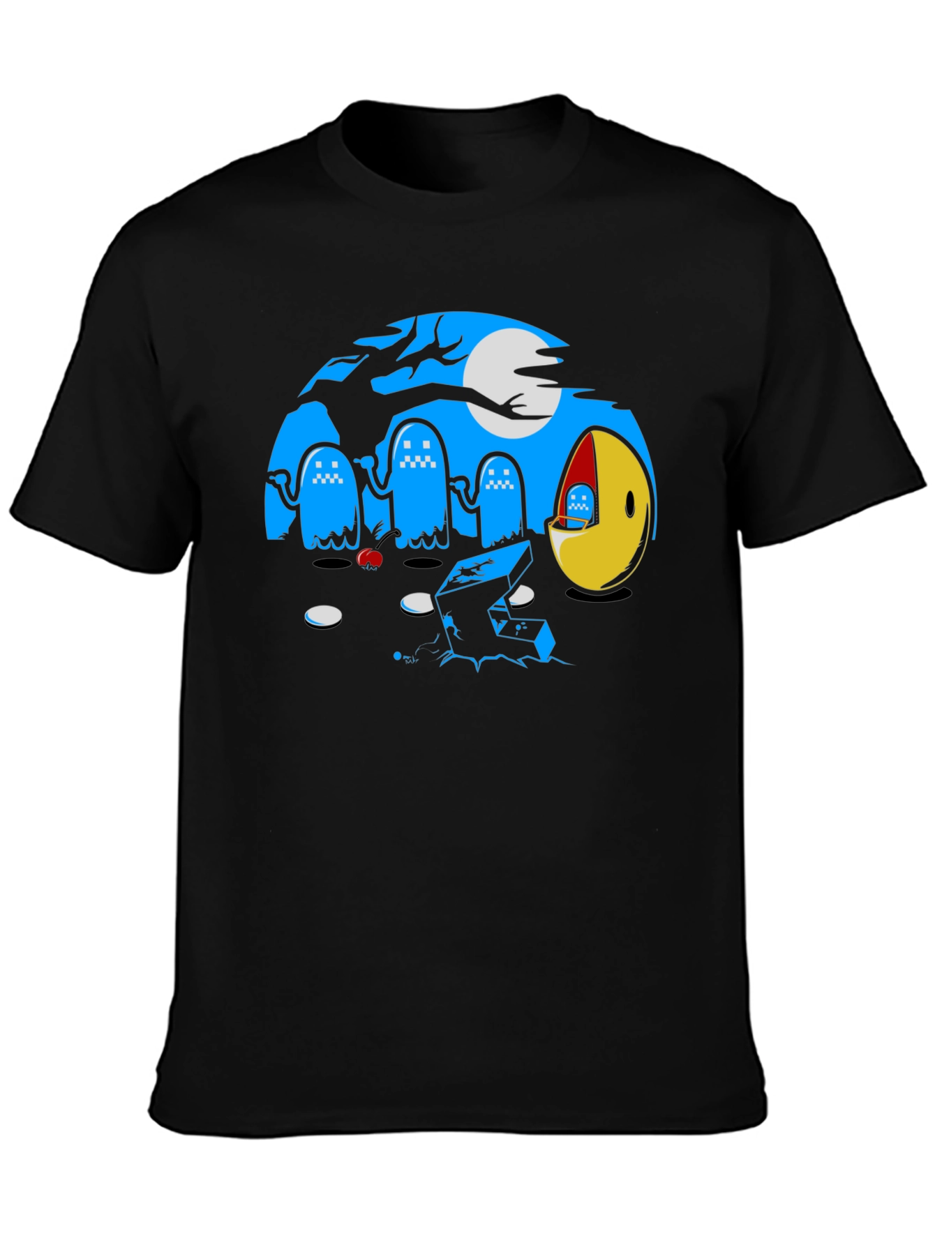 Pac-Man Graveyard Graphic T-Shirt