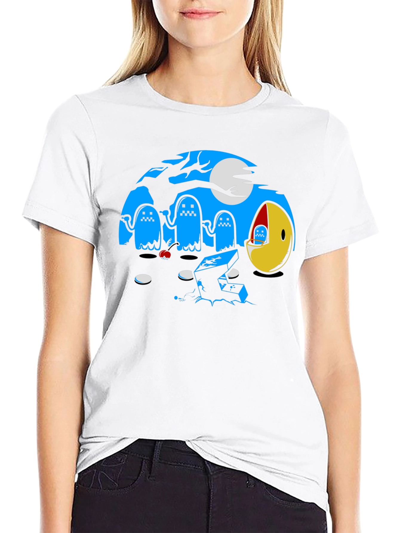 Pac-Man Graveyard Graphic T-Shirt