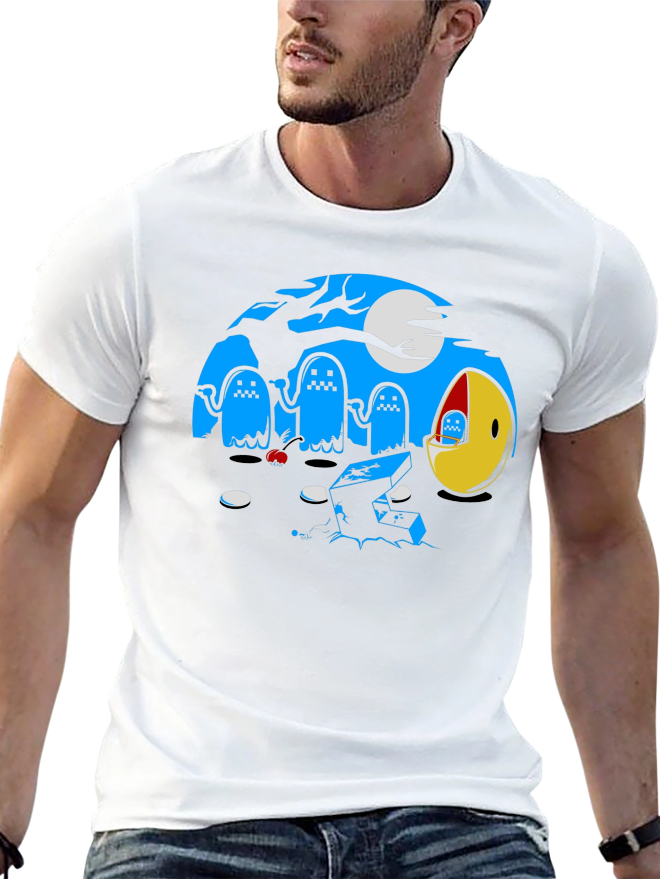 Pac-Man Graveyard Graphic T-Shirt