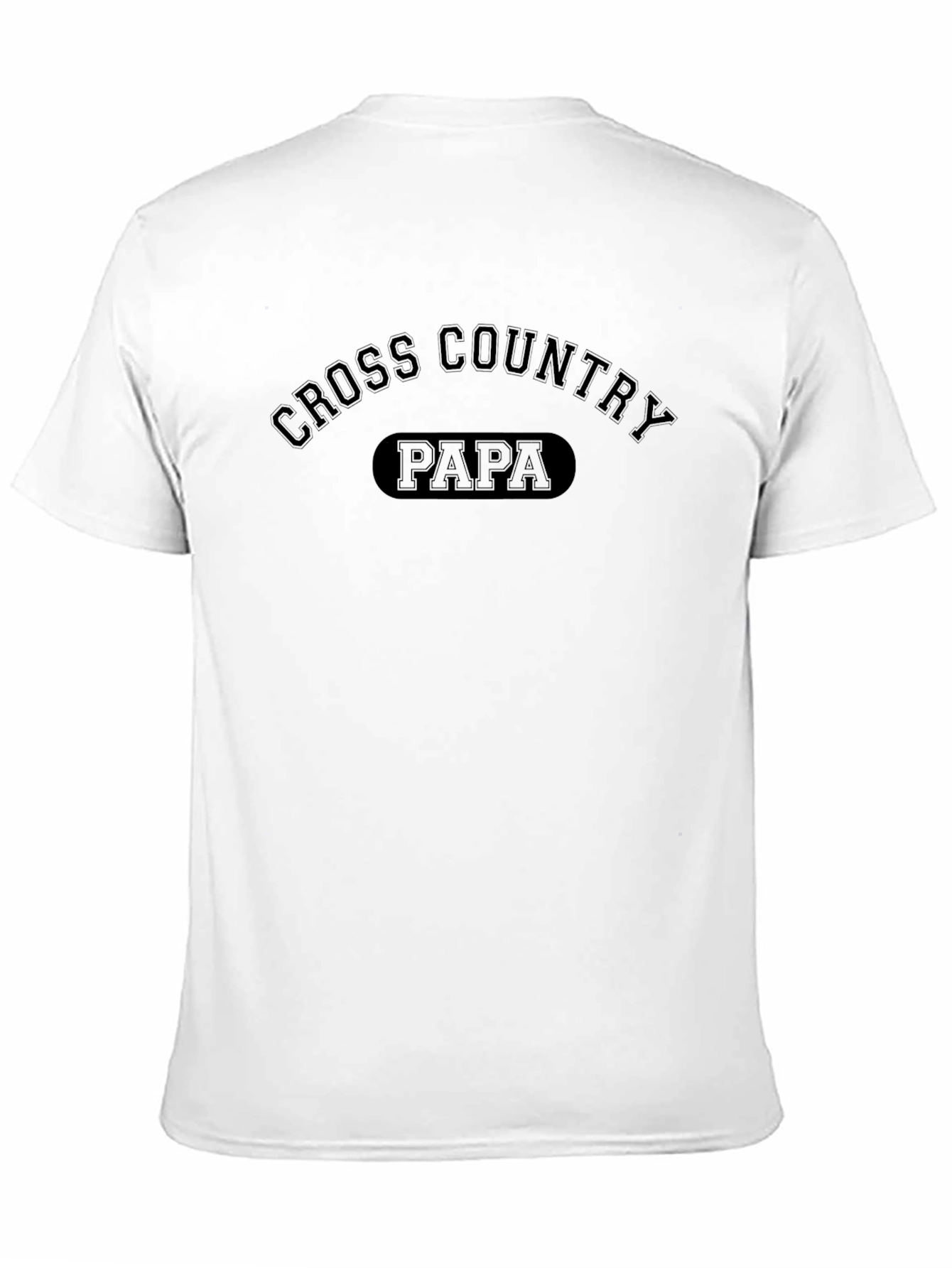 Cross Country Papa T-Shirt - Athletic Dad Apparel