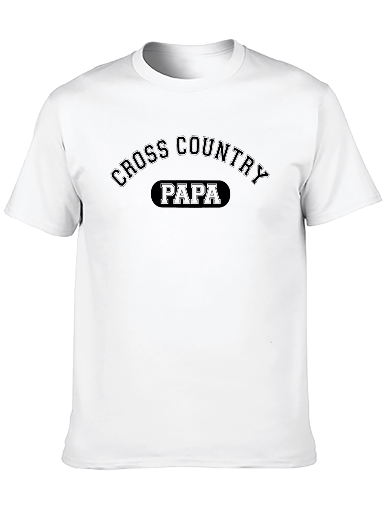 Cross Country Papa T-Shirt - Athletic Dad Apparel