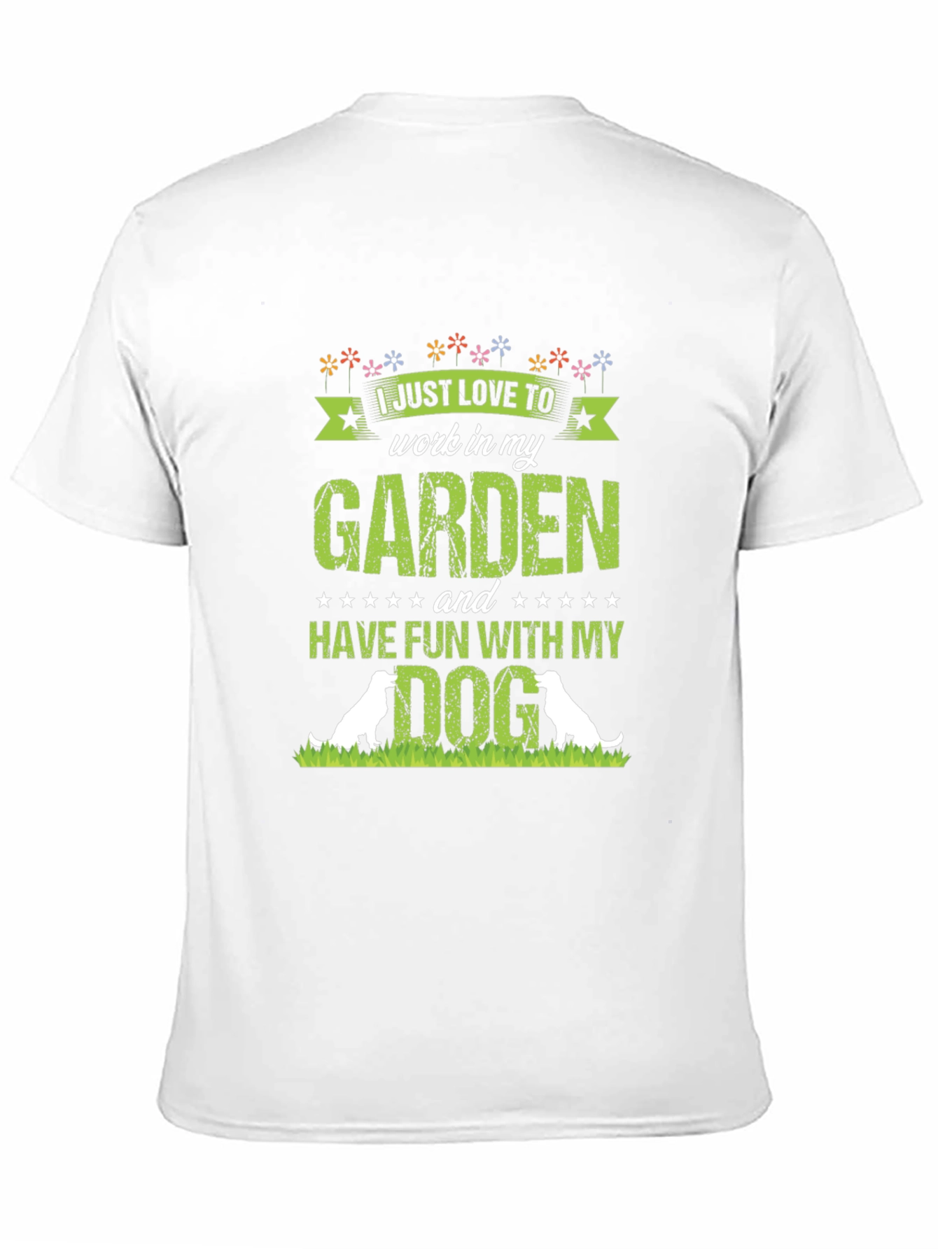 I Love Gardening & My Dog T-Shirt