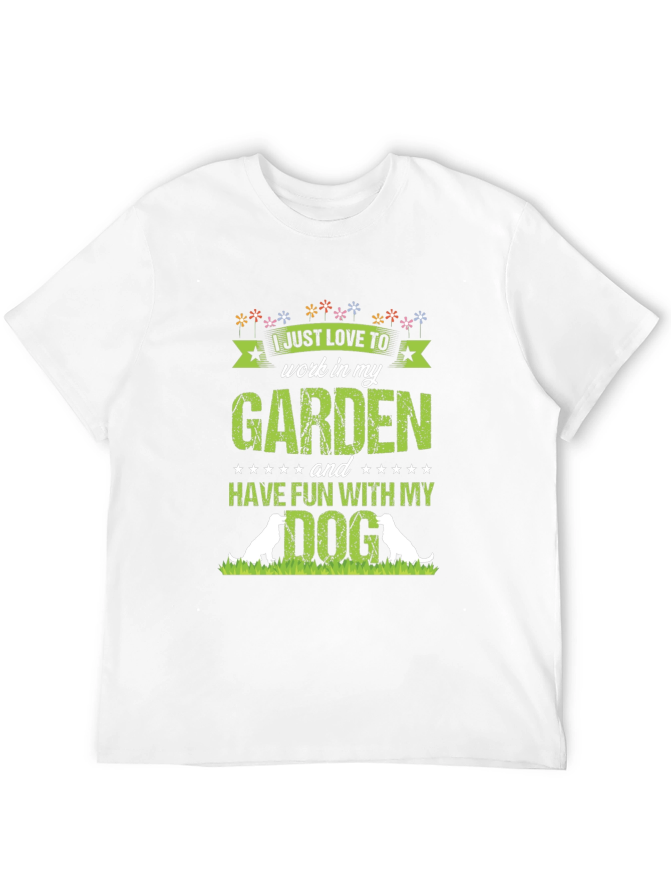 I Love Gardening & My Dog T-Shirt