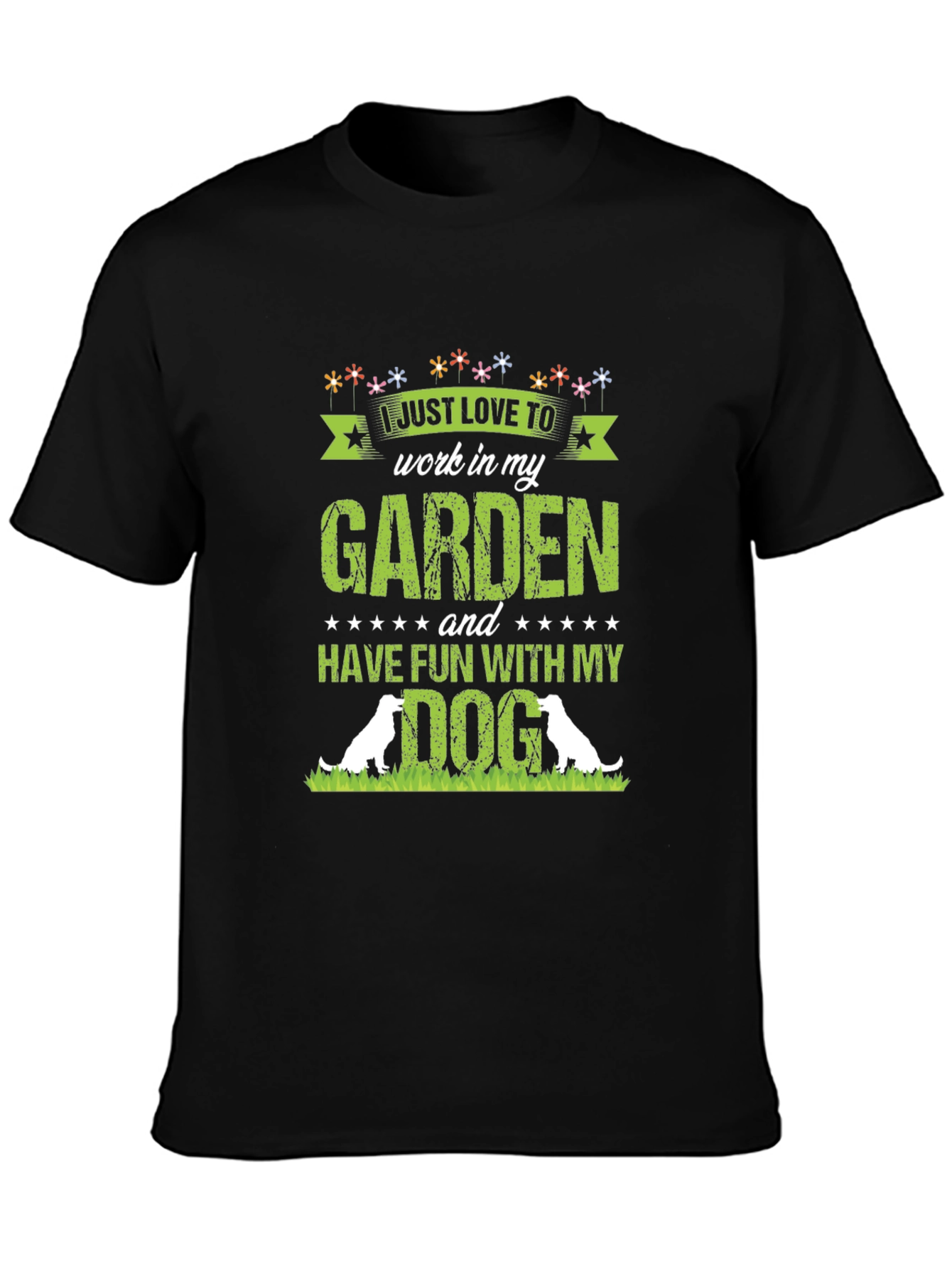 I Love Gardening & My Dog T-Shirt