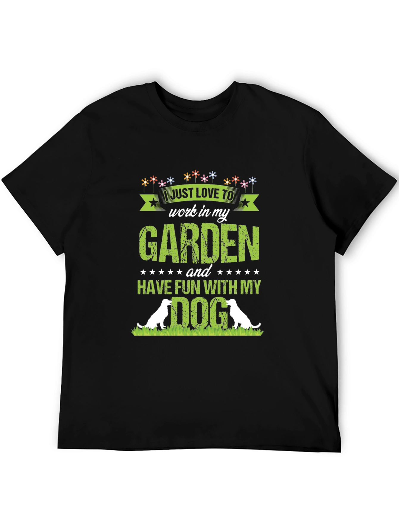 I Love Gardening & My Dog T-Shirt