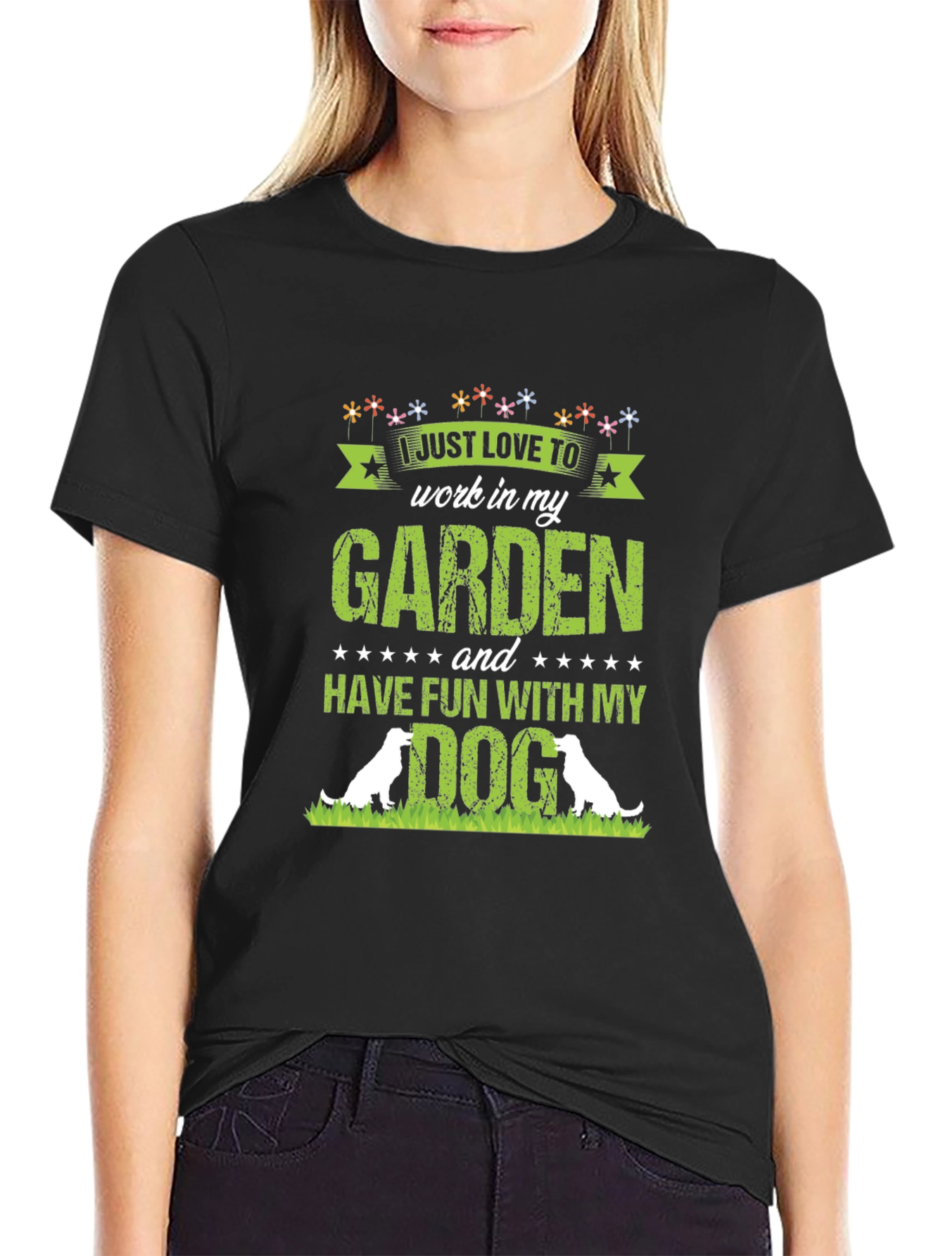 I Love Gardening & My Dog T-Shirt