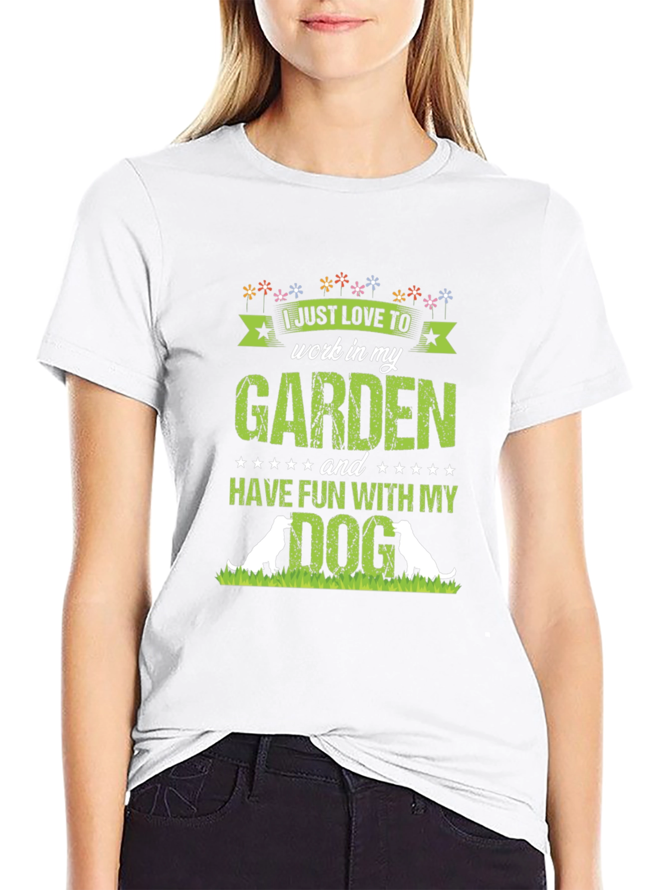I Love Gardening & My Dog T-Shirt
