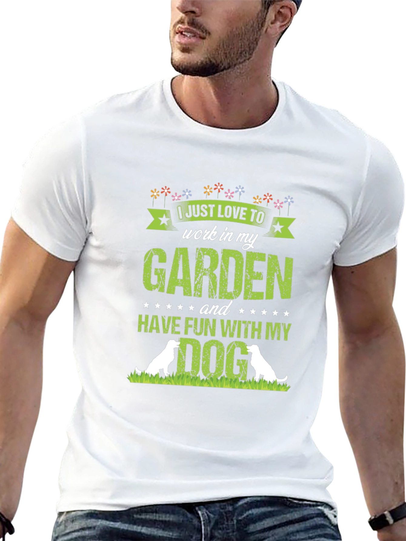 I Love Gardening & My Dog T-Shirt