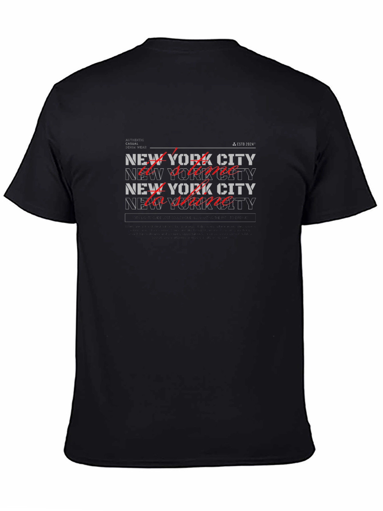 New York City Graphic T-Shirt - Black