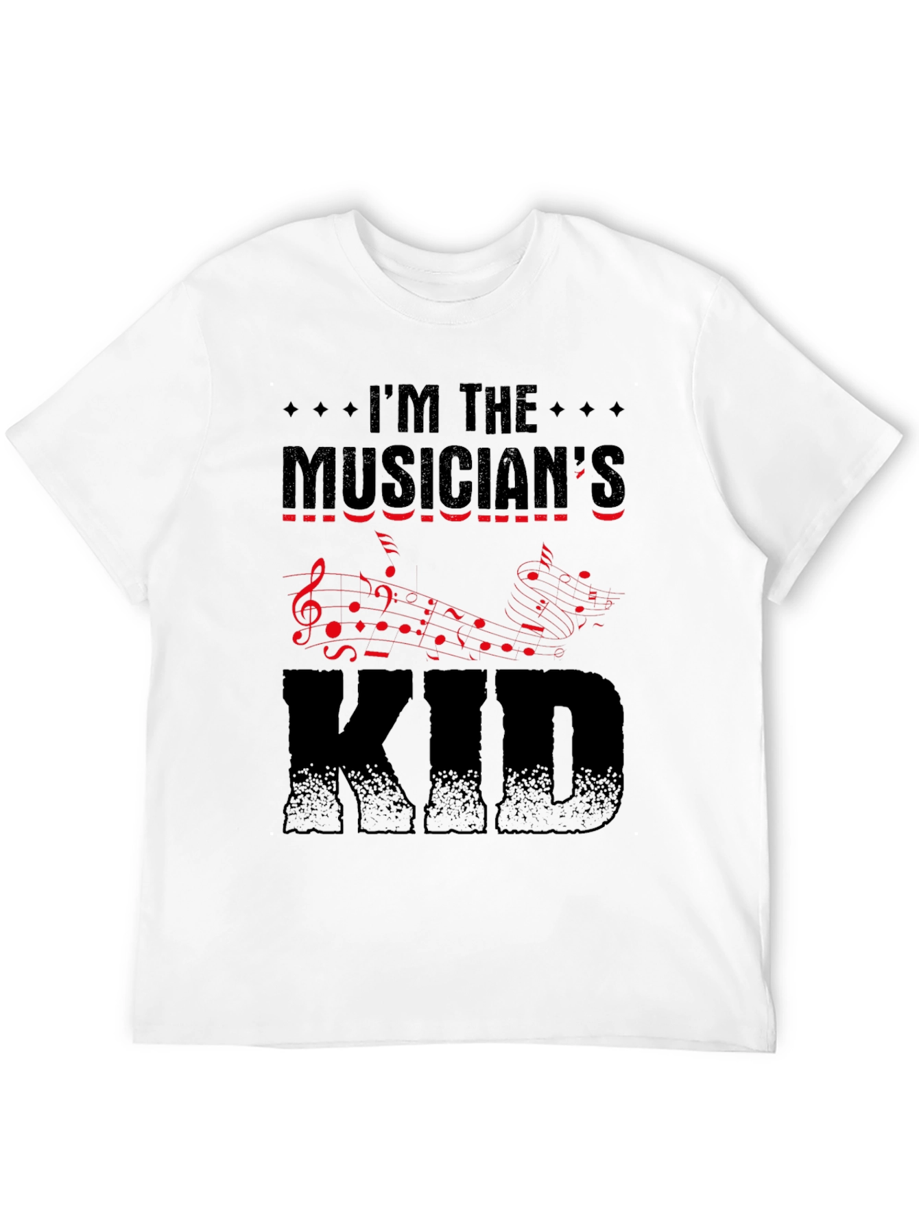 Musicians Kid Graphic Tee - Black