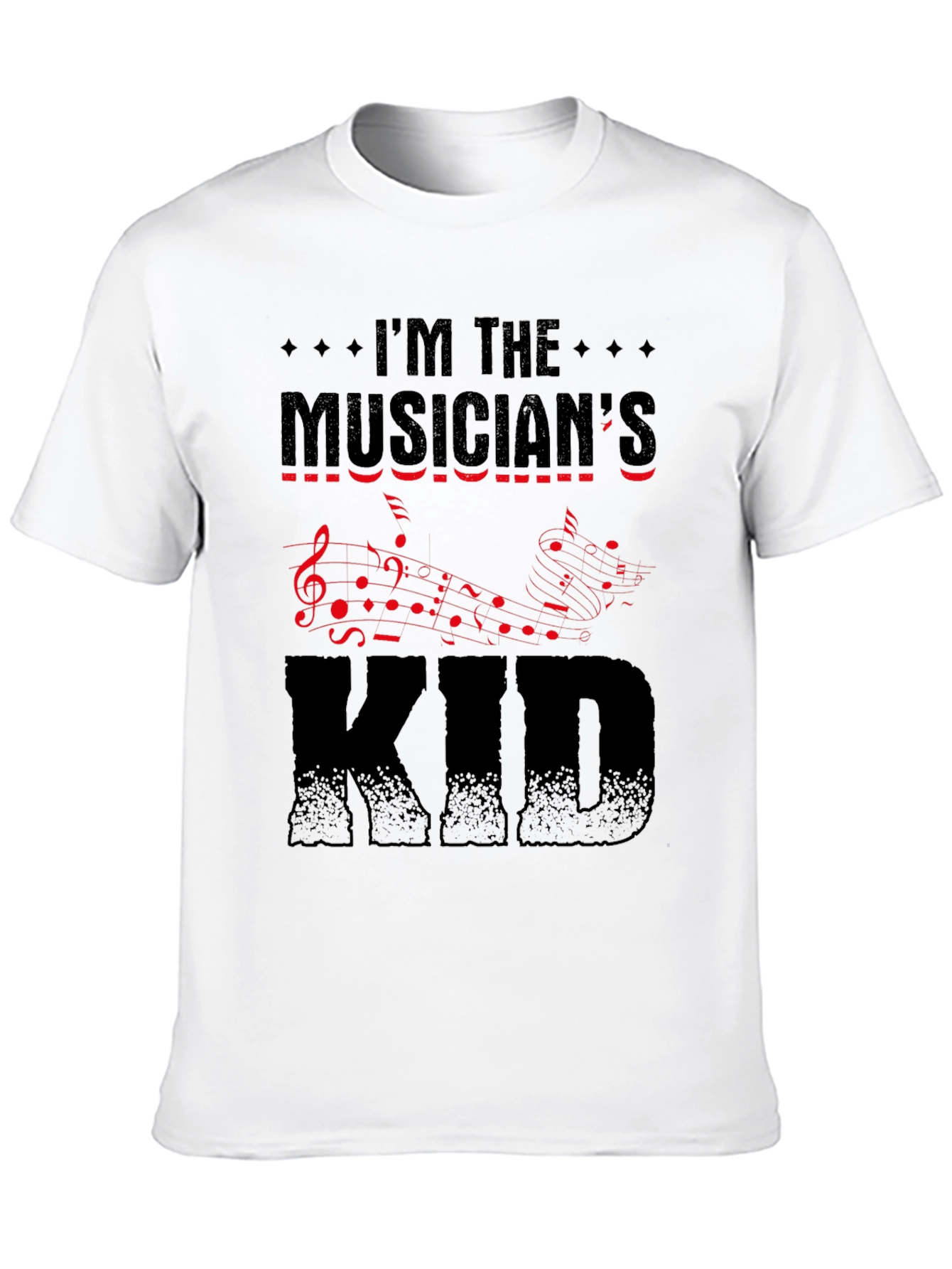 Musicians Kid Graphic Tee - Black