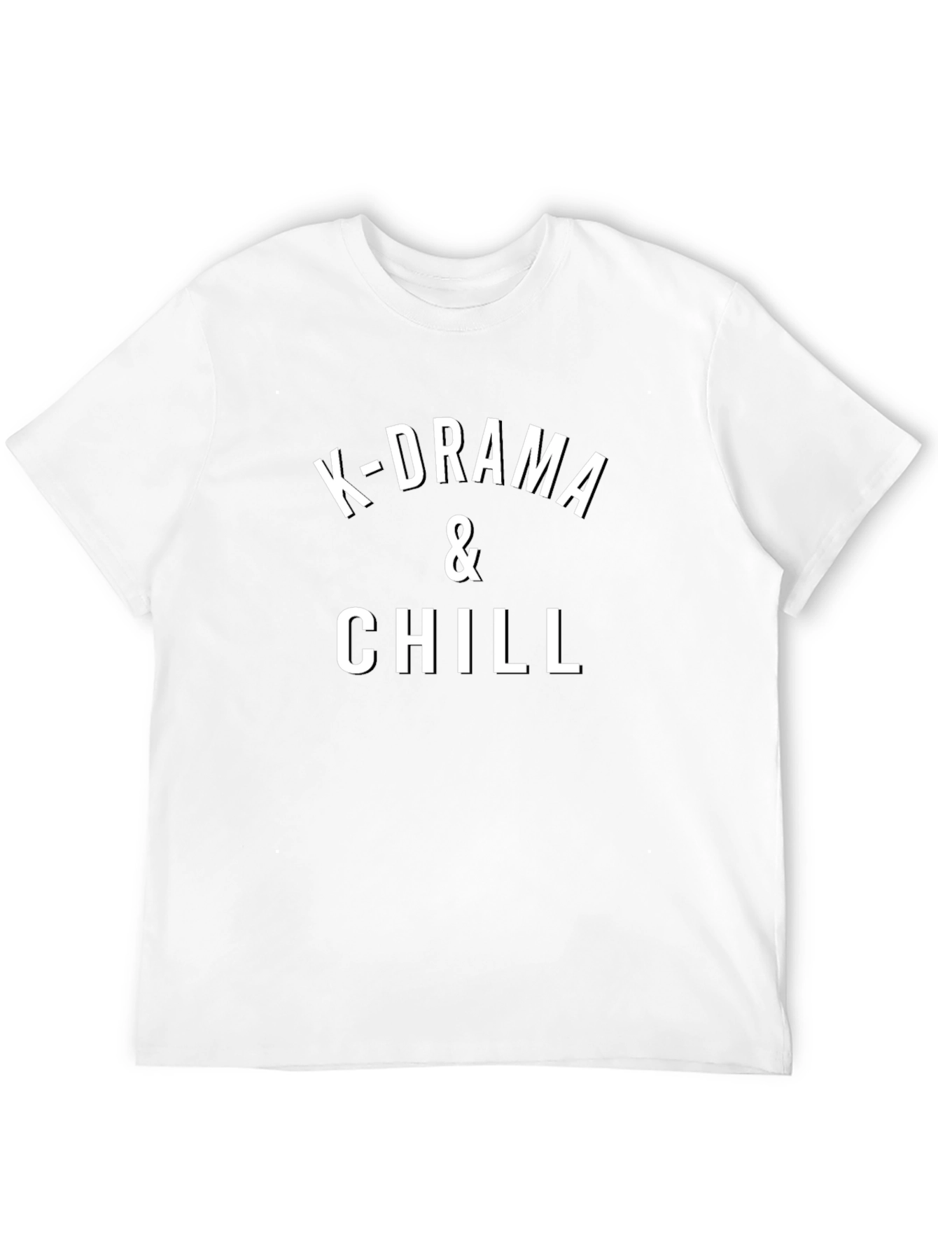 K-Drama & Chill Black T-Shirt