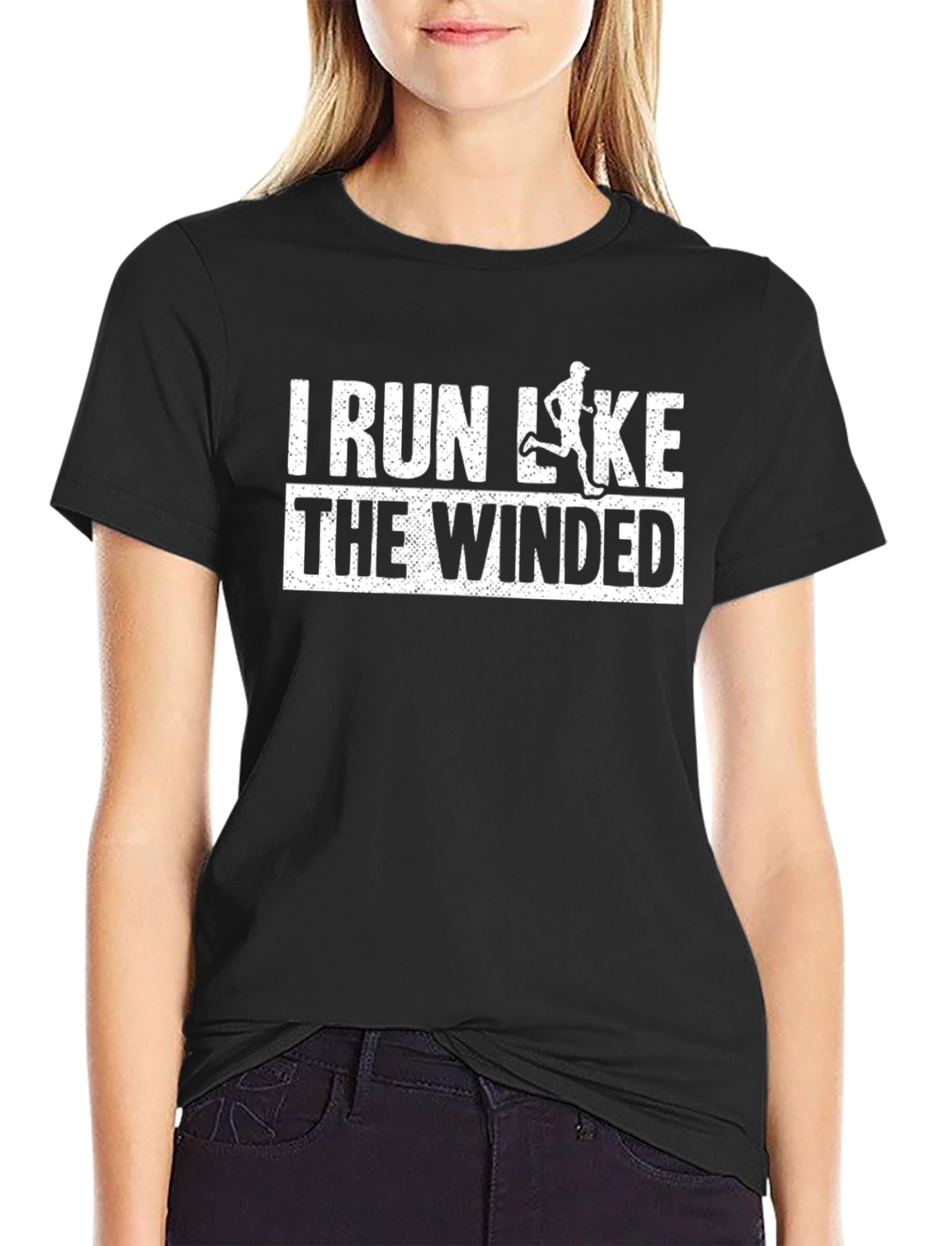 Funny Running T-Shirt: I Run Like The Winded