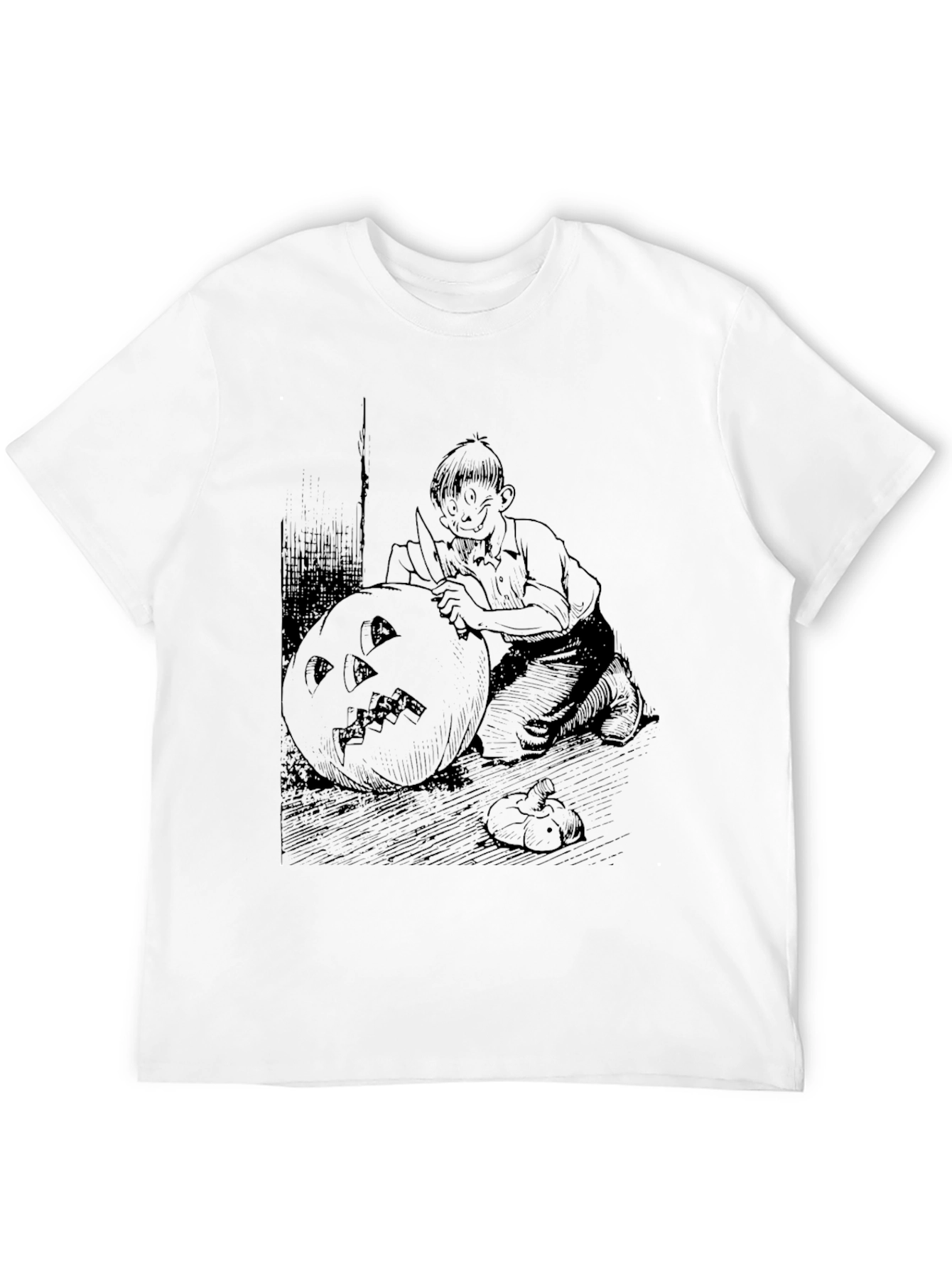 Halloween Carving T-Shirt - Spooky Season Tee