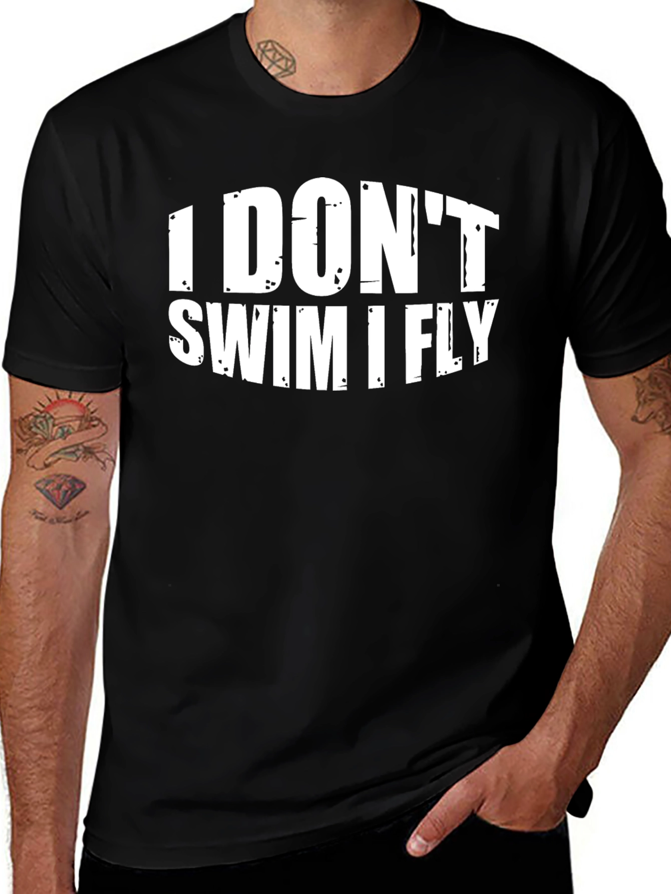 I Dont Swim I Fly Graphic Tee