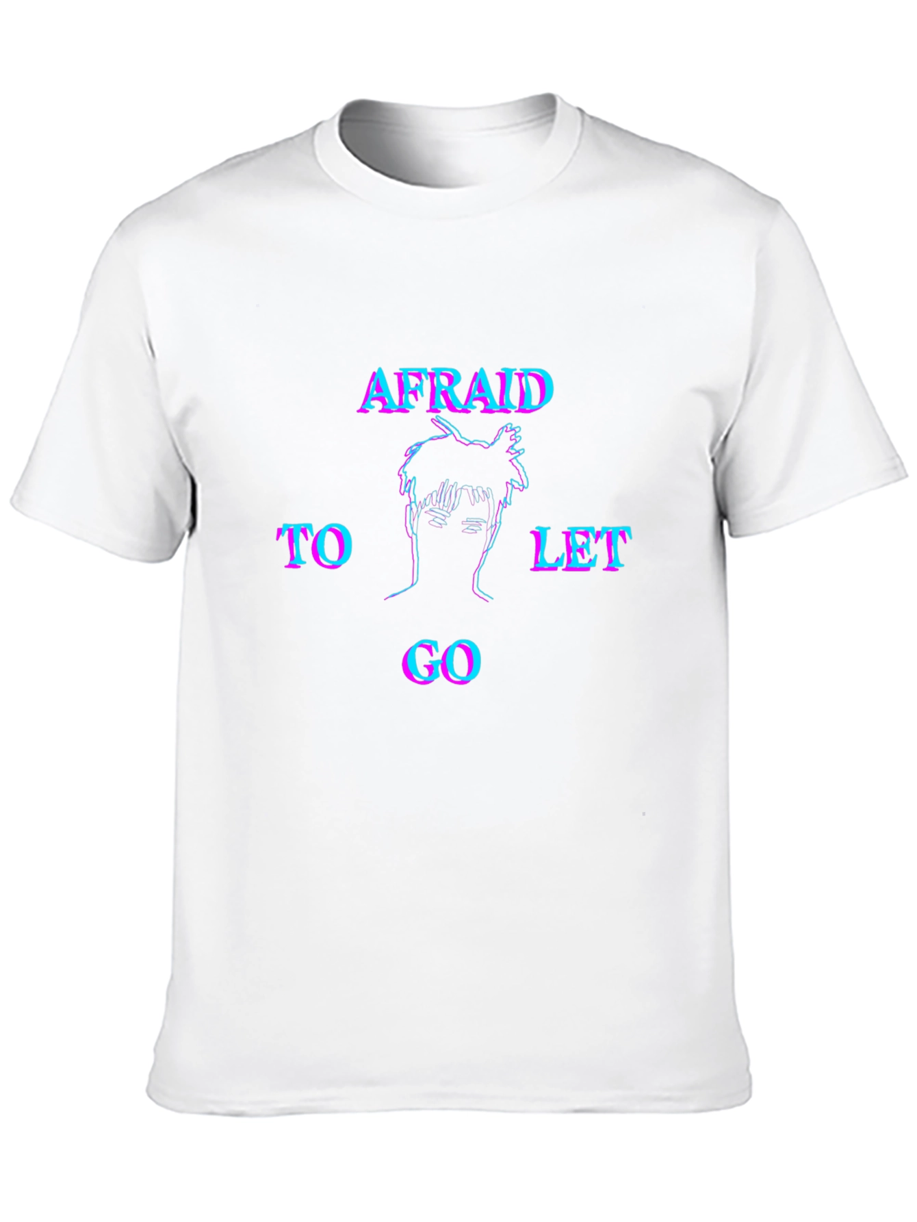 Afraid to Let Go Graphic Tee - Black Unisex