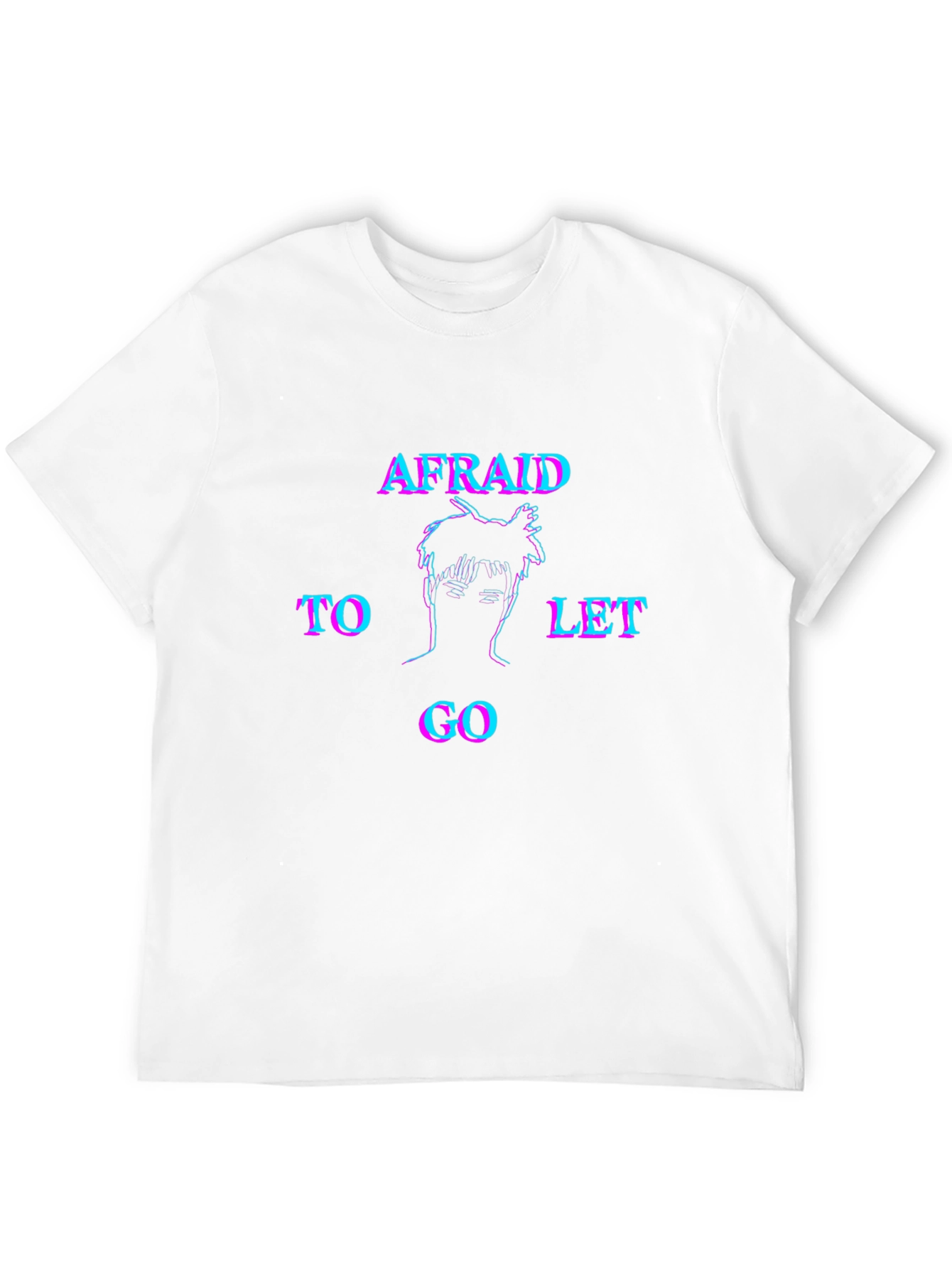 Afraid to Let Go Graphic Tee - Black Unisex