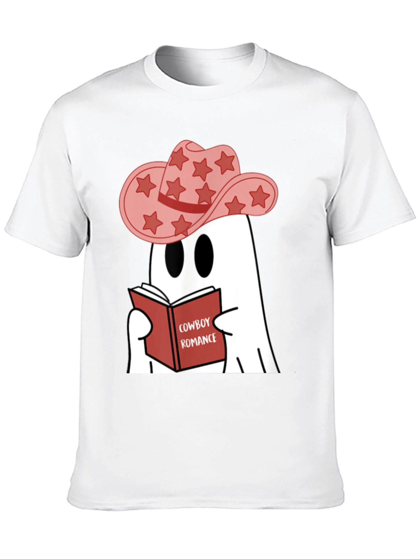 Cowboy Ghost Reading T-Shirt