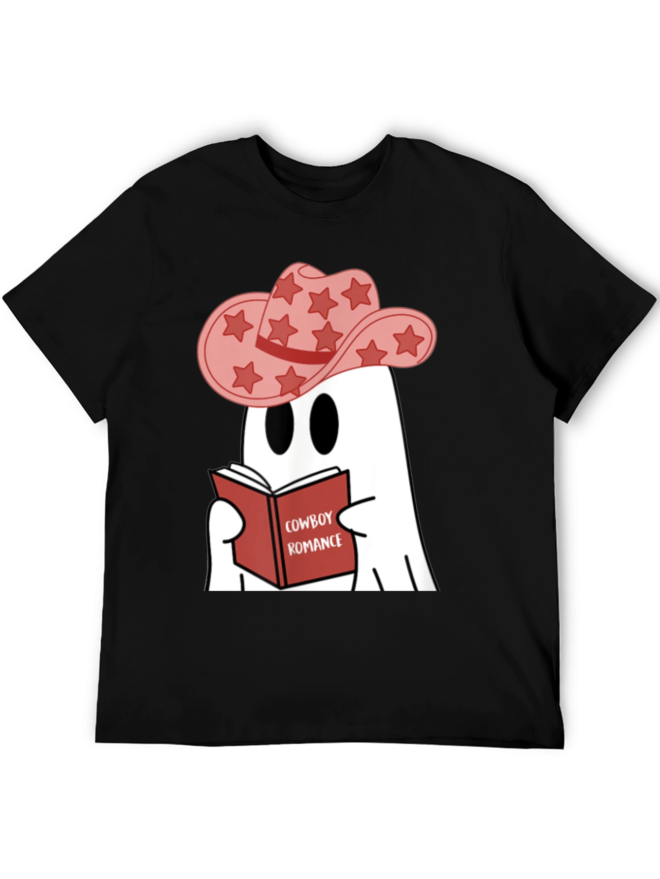 Cowboy Ghost Reading T-Shirt