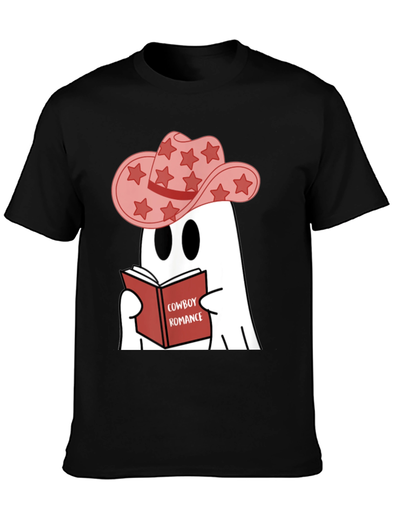 Cowboy Ghost Reading T-Shirt