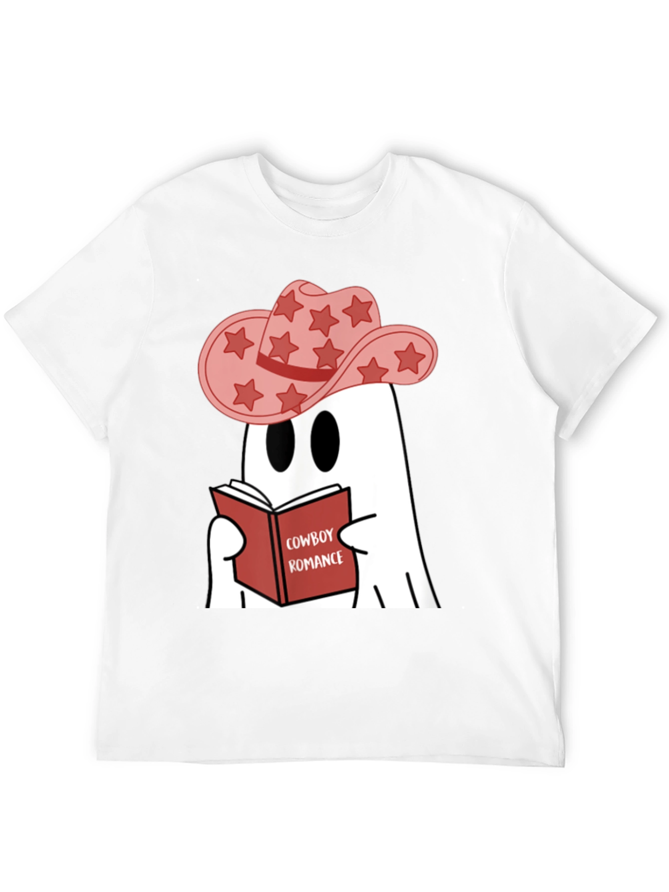 Cowboy Ghost Reading T-Shirt