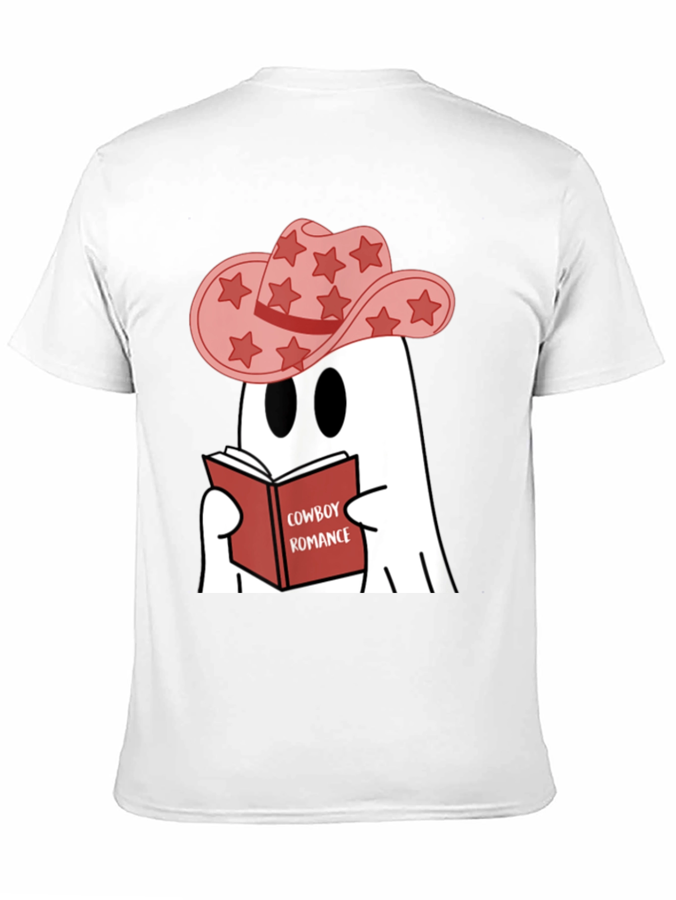 Cowboy Ghost Reading T-Shirt