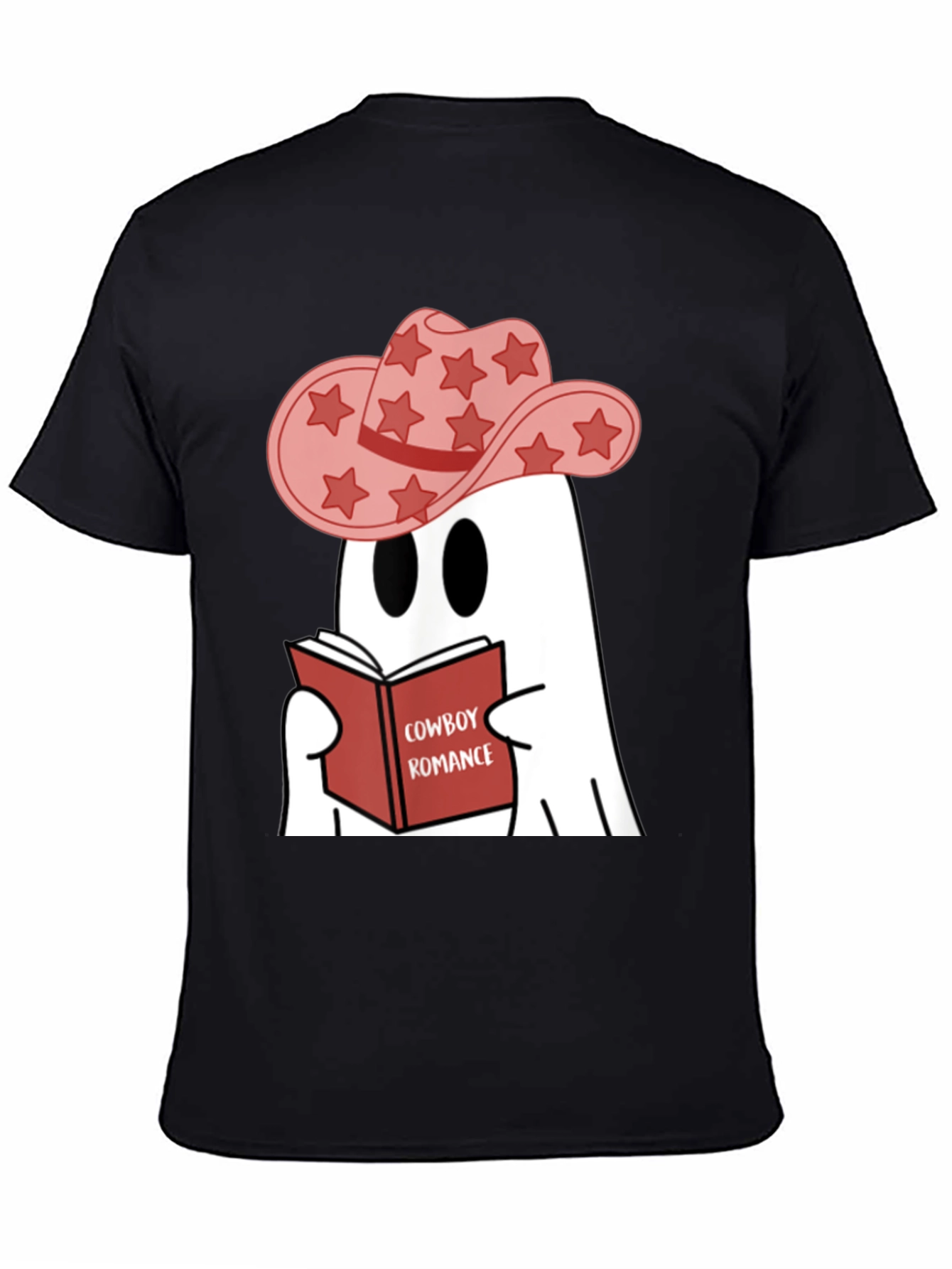 Cowboy Ghost Reading T-Shirt