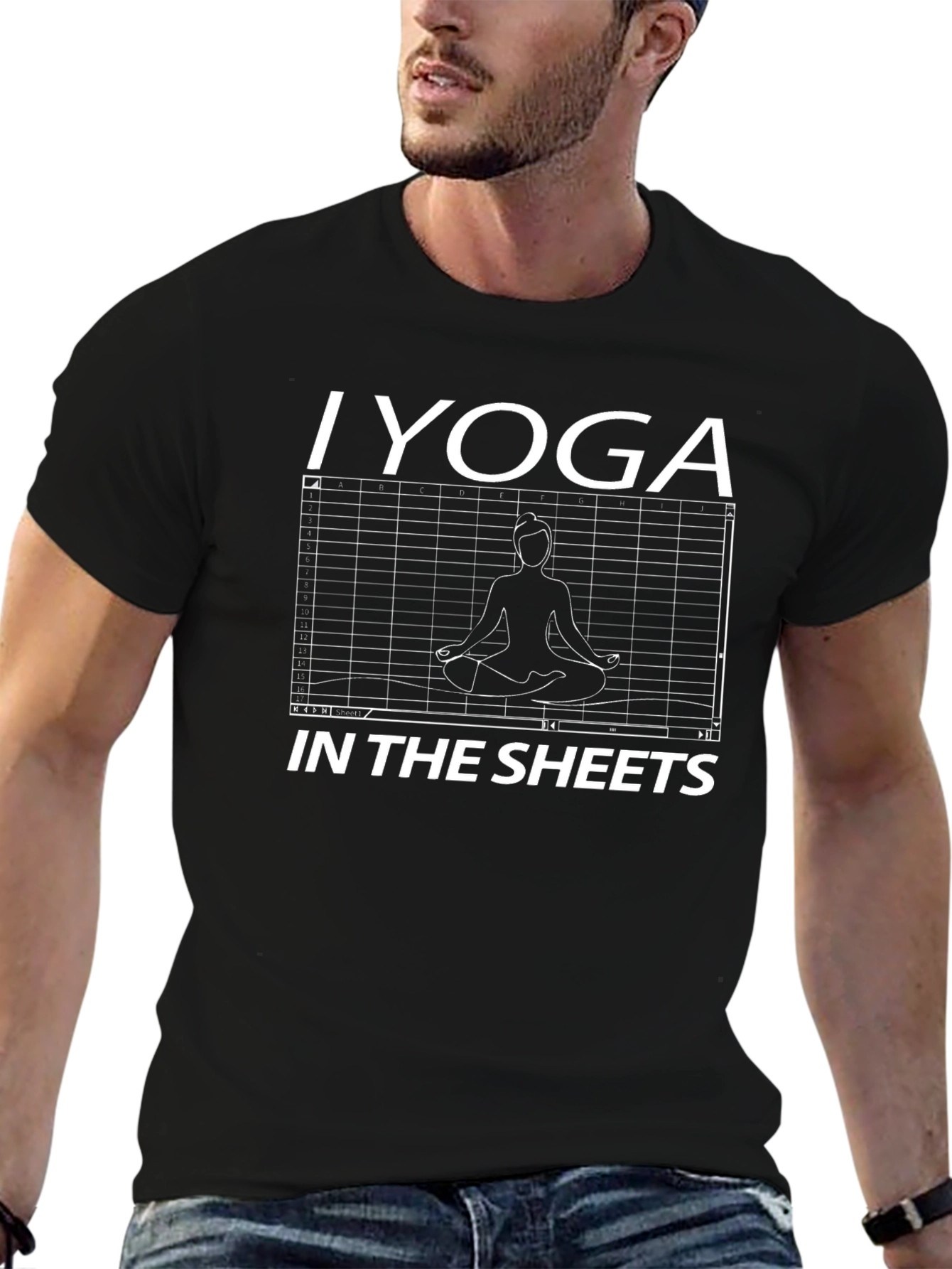 I Yoga In The Sheets T-Shirt Funny Yoga Gift