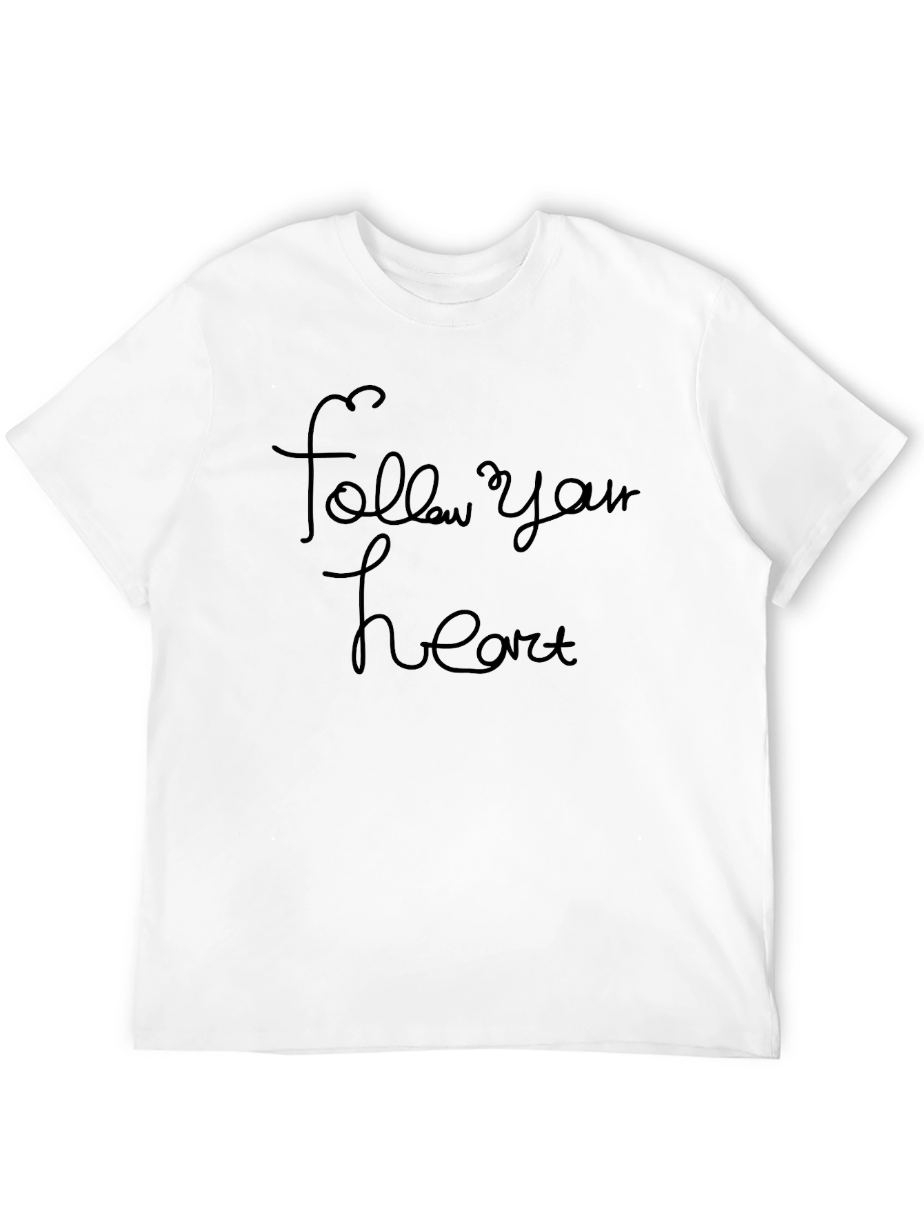 Follow Your Heart Black T-Shirt