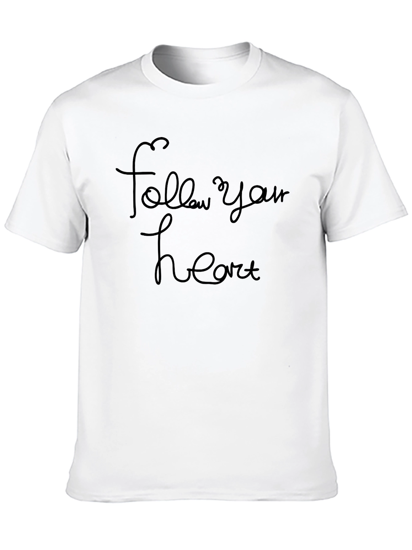 Follow Your Heart Black T-Shirt