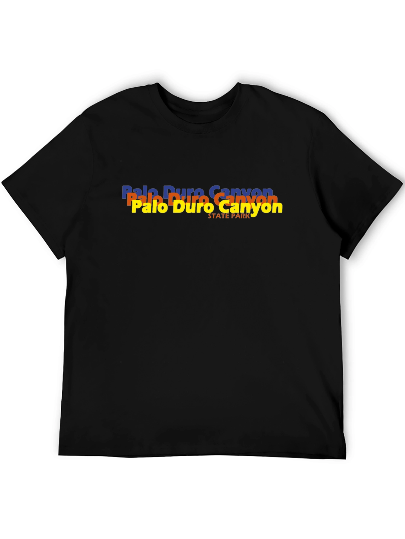 Palo Duro Canyon State Park Black T-Shirt