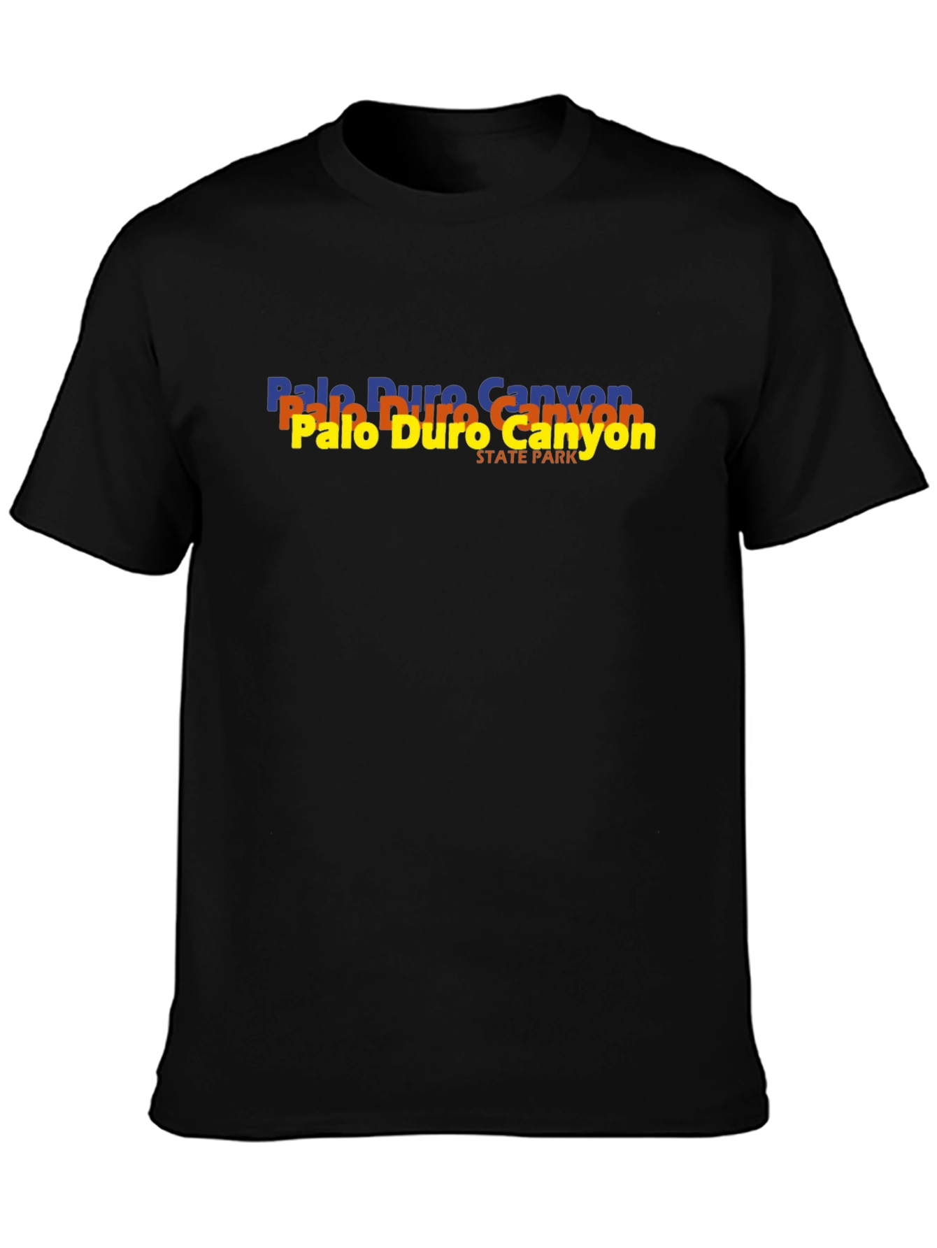 Palo Duro Canyon State Park Black T-Shirt