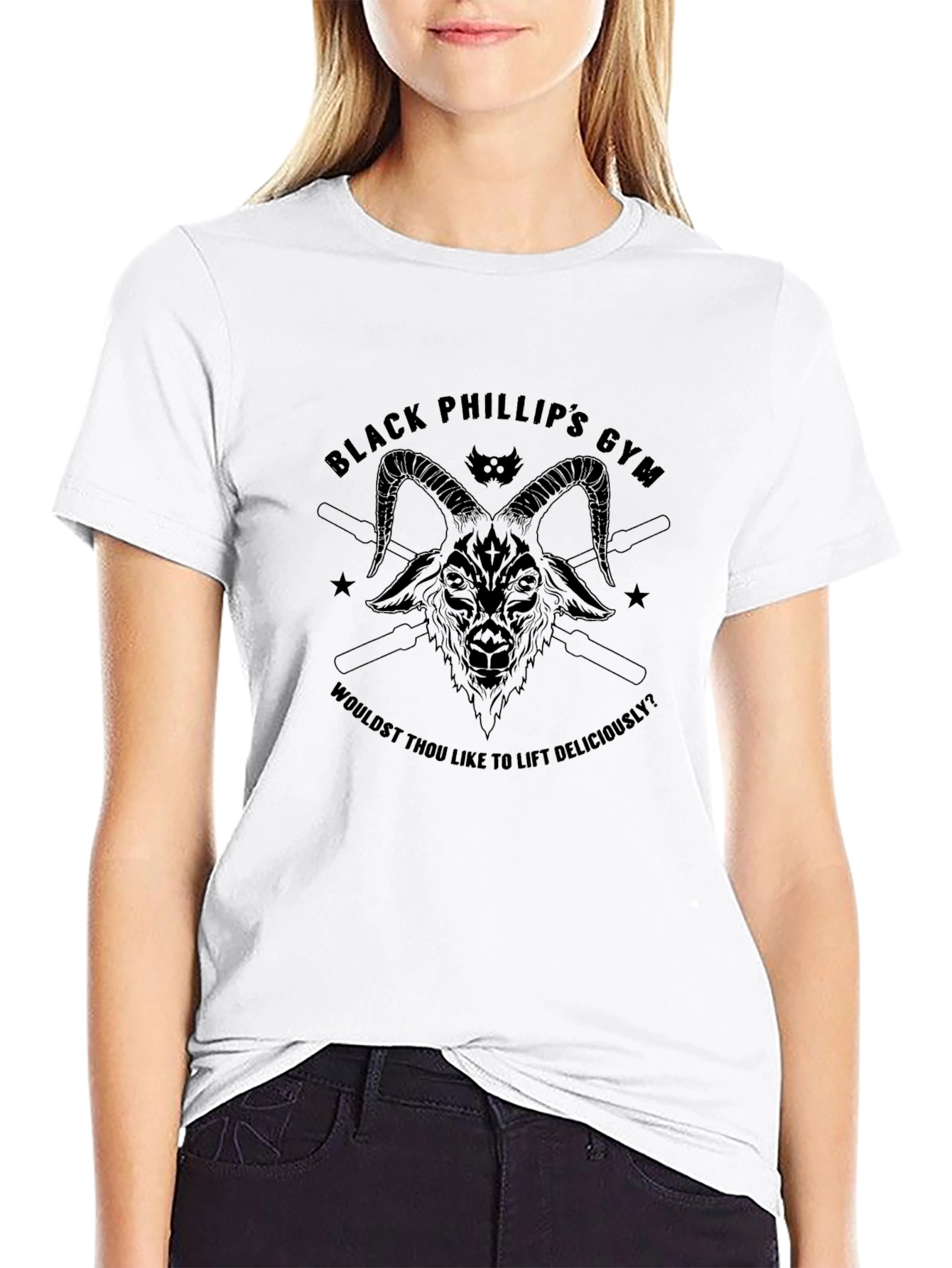 Black Phillips Gym Graphic T-Shirt