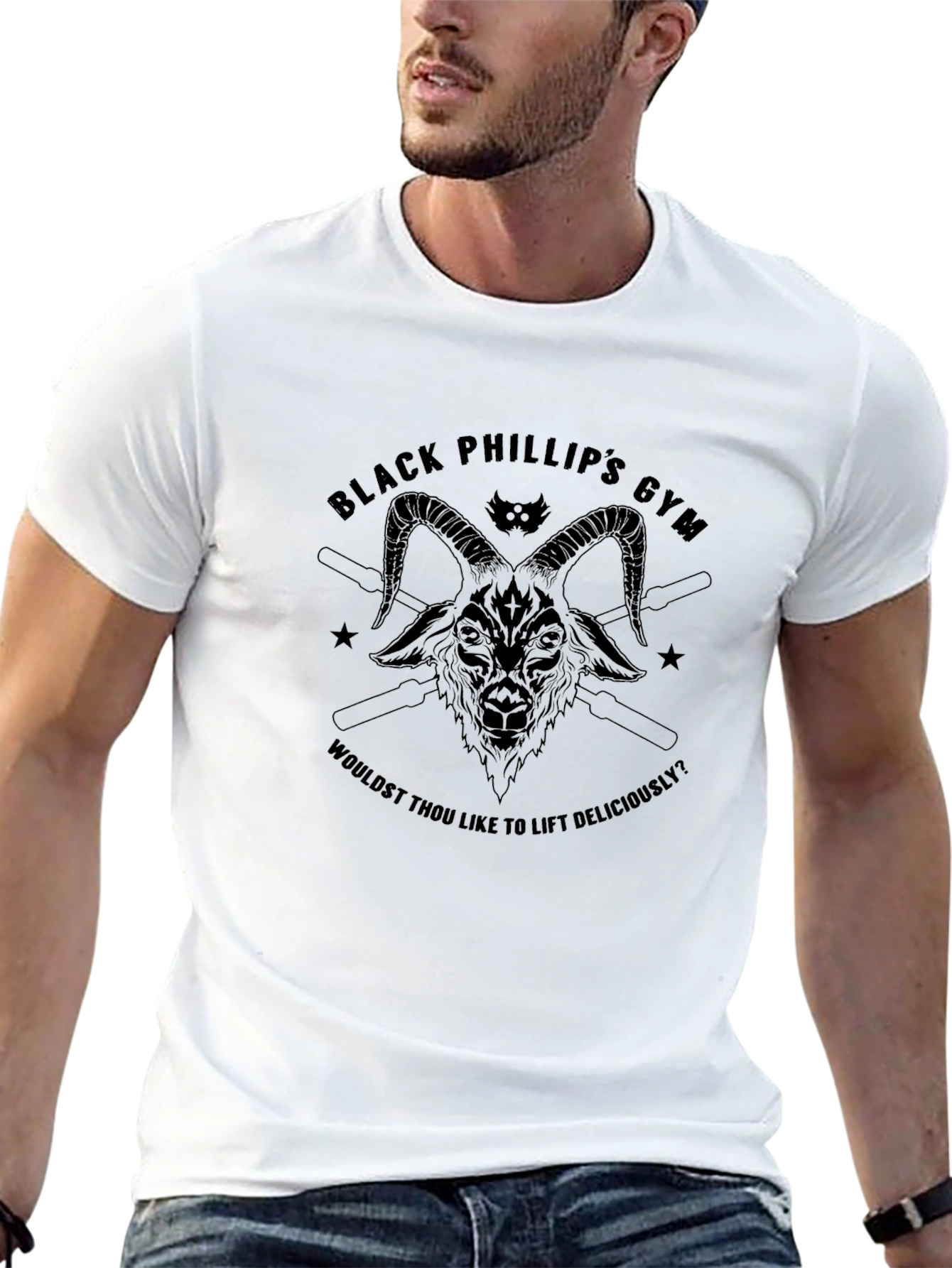 Black Phillips Gym Graphic T-Shirt