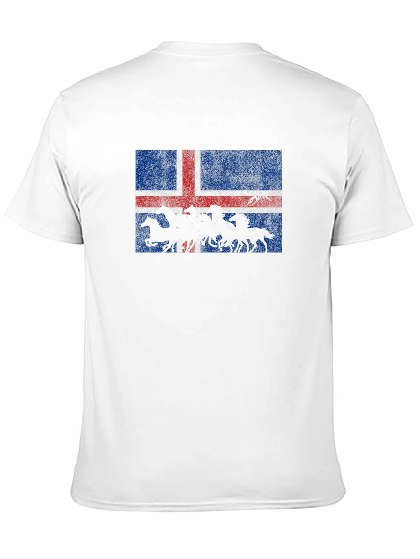 Iceland Flag Icelandic Horses Graphic T-Shirt
