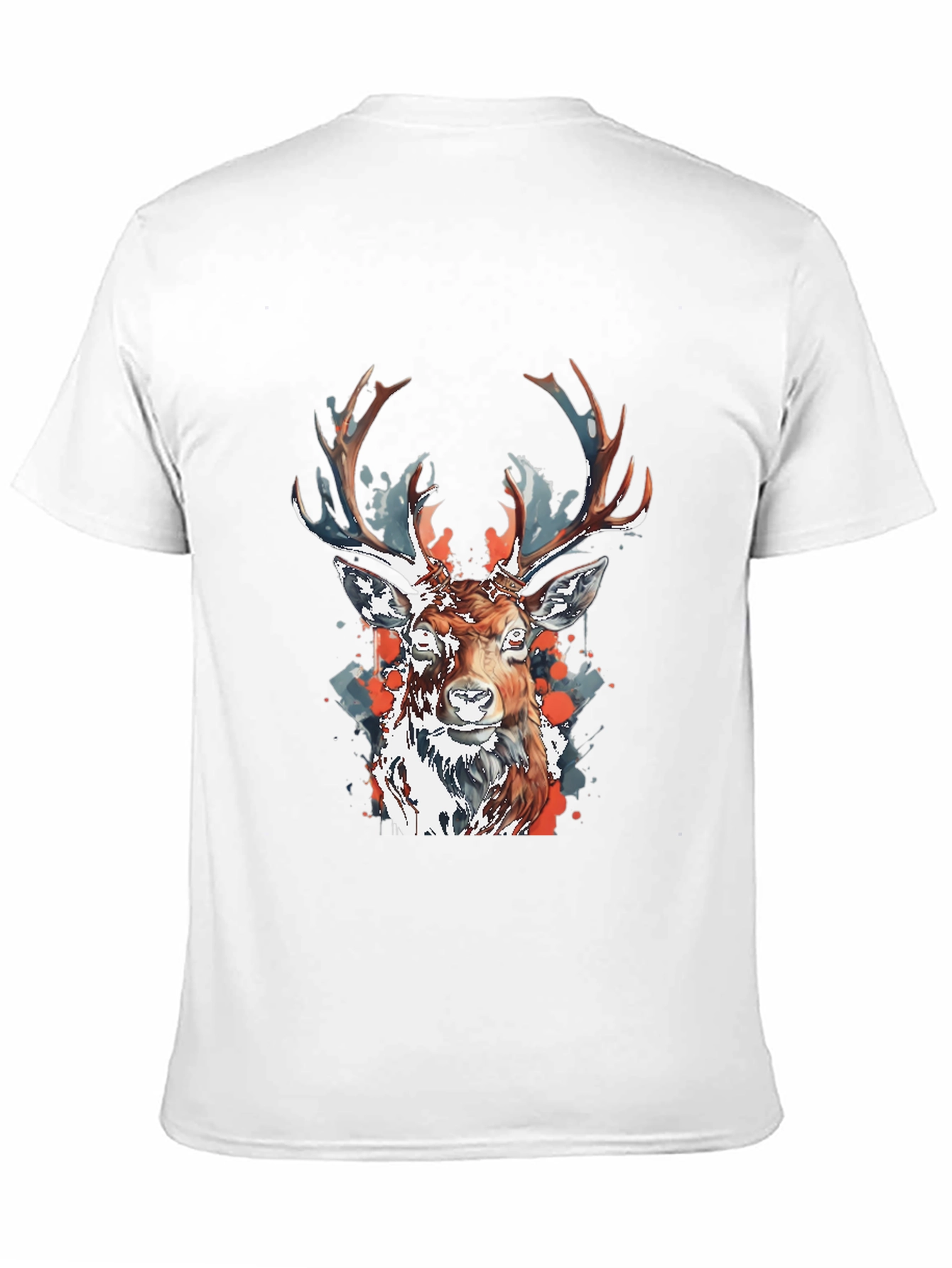 Deer Graphic Tee - Mens Black T-Shirt