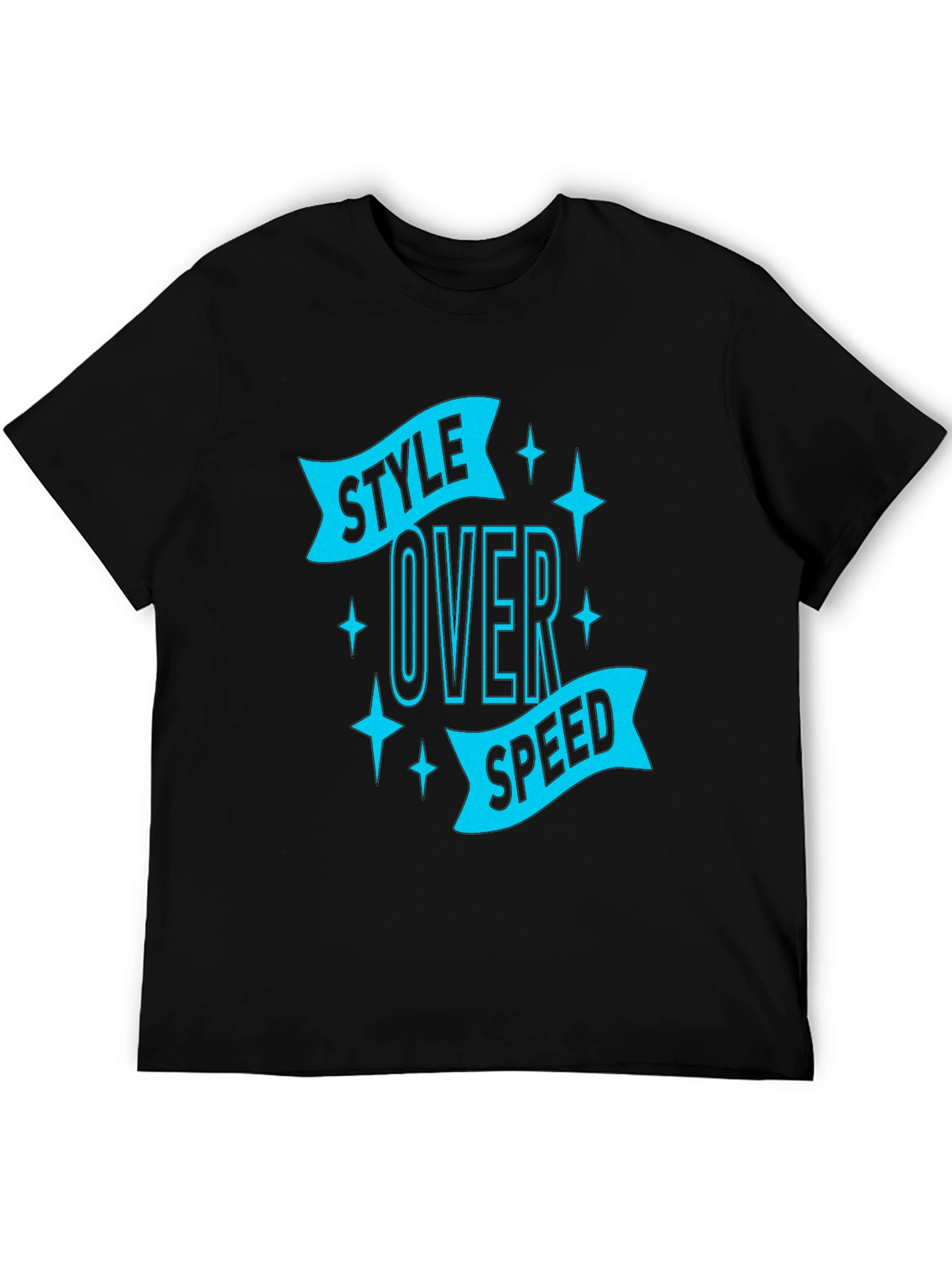 Style Over Speed Graphic Tee - Black