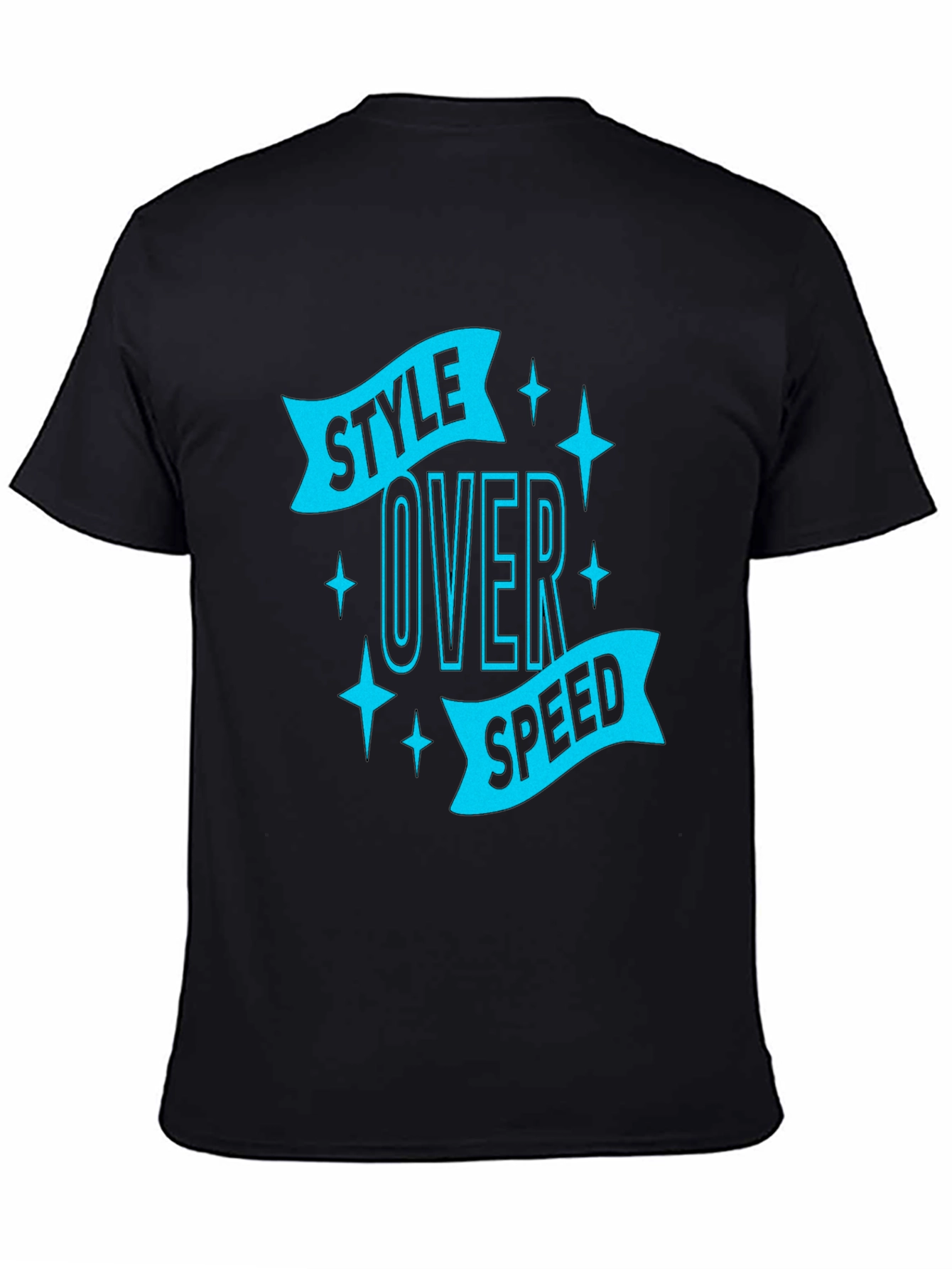 Style Over Speed Graphic Tee - Black