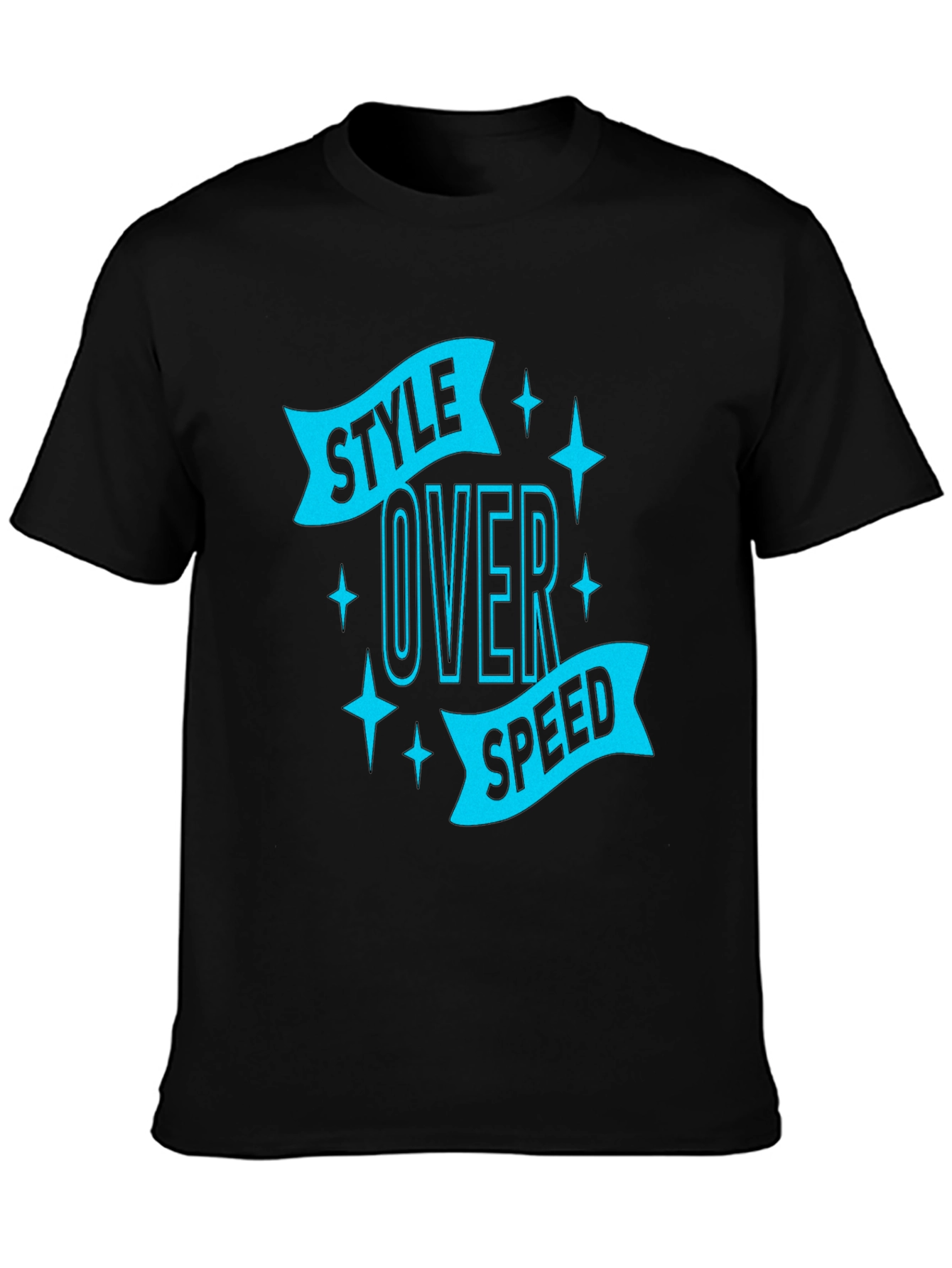 Style Over Speed Graphic Tee - Black