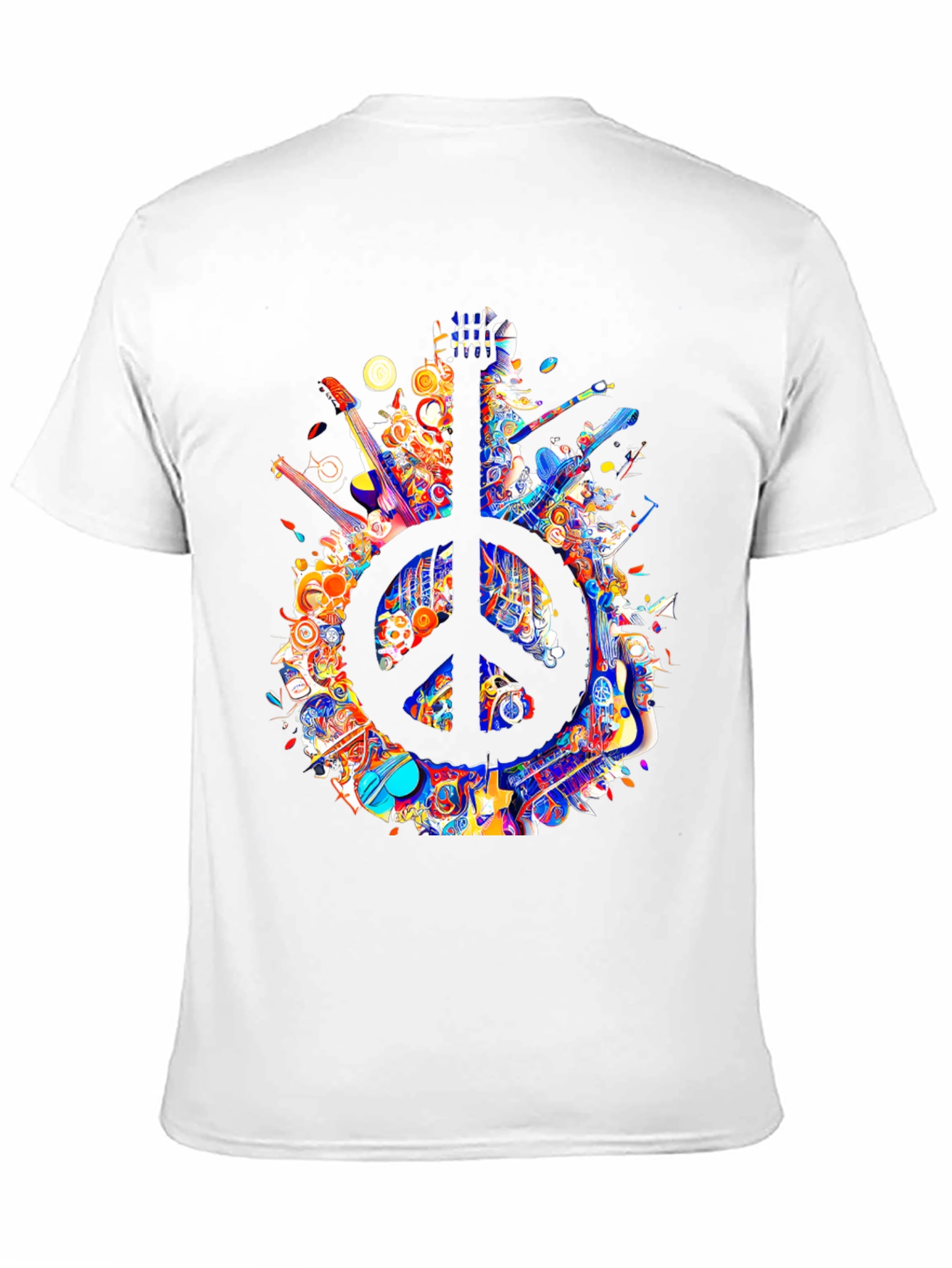 Peace Sign Guitar T-Shirt