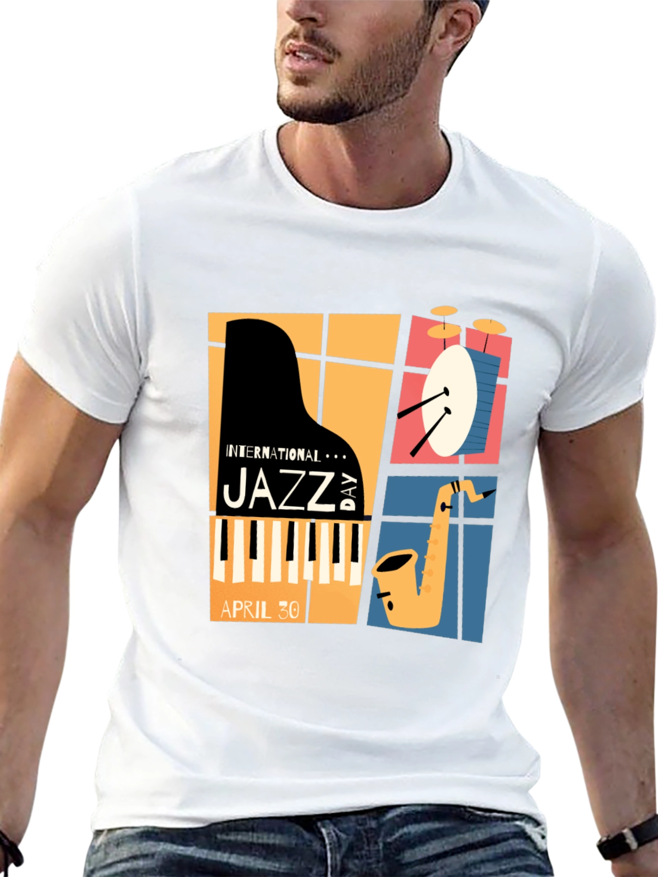 International Jazz Day Graphic T-Shirt