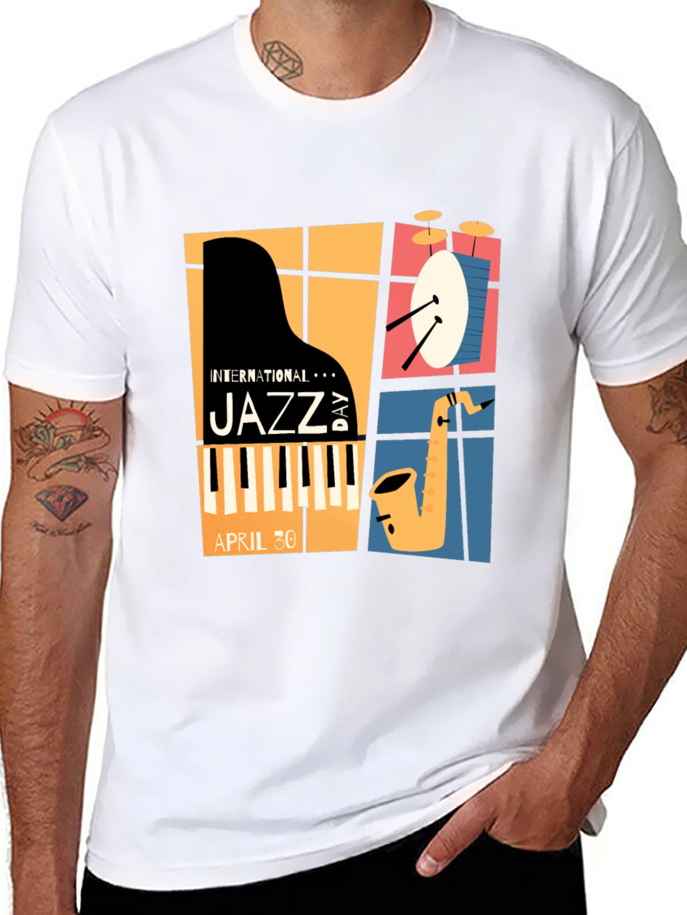 International Jazz Day Graphic T-Shirt