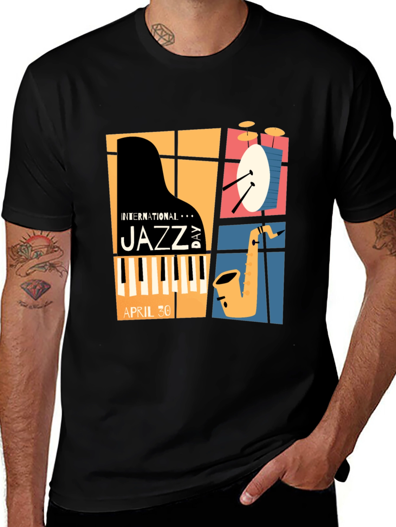 International Jazz Day Graphic T-Shirt