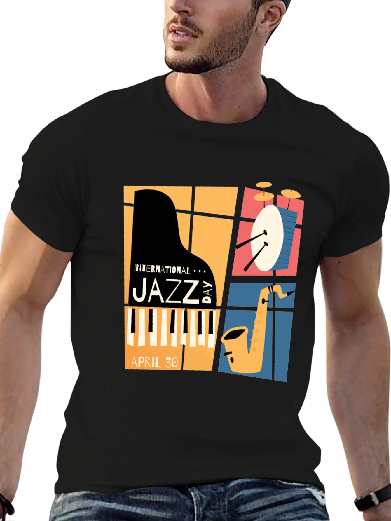 International Jazz Day Graphic T-Shirt
