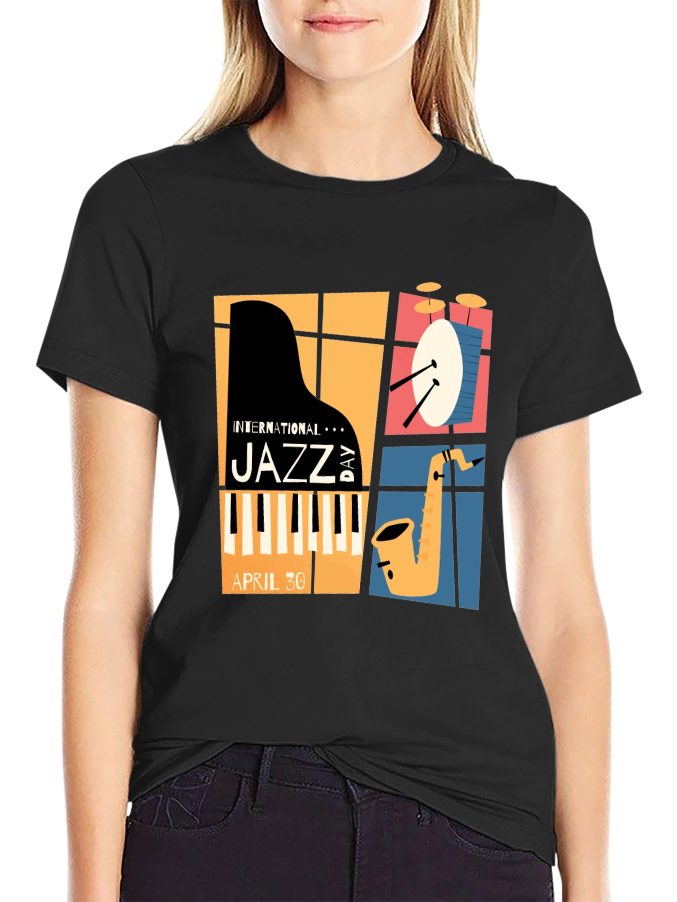 International Jazz Day Graphic T-Shirt