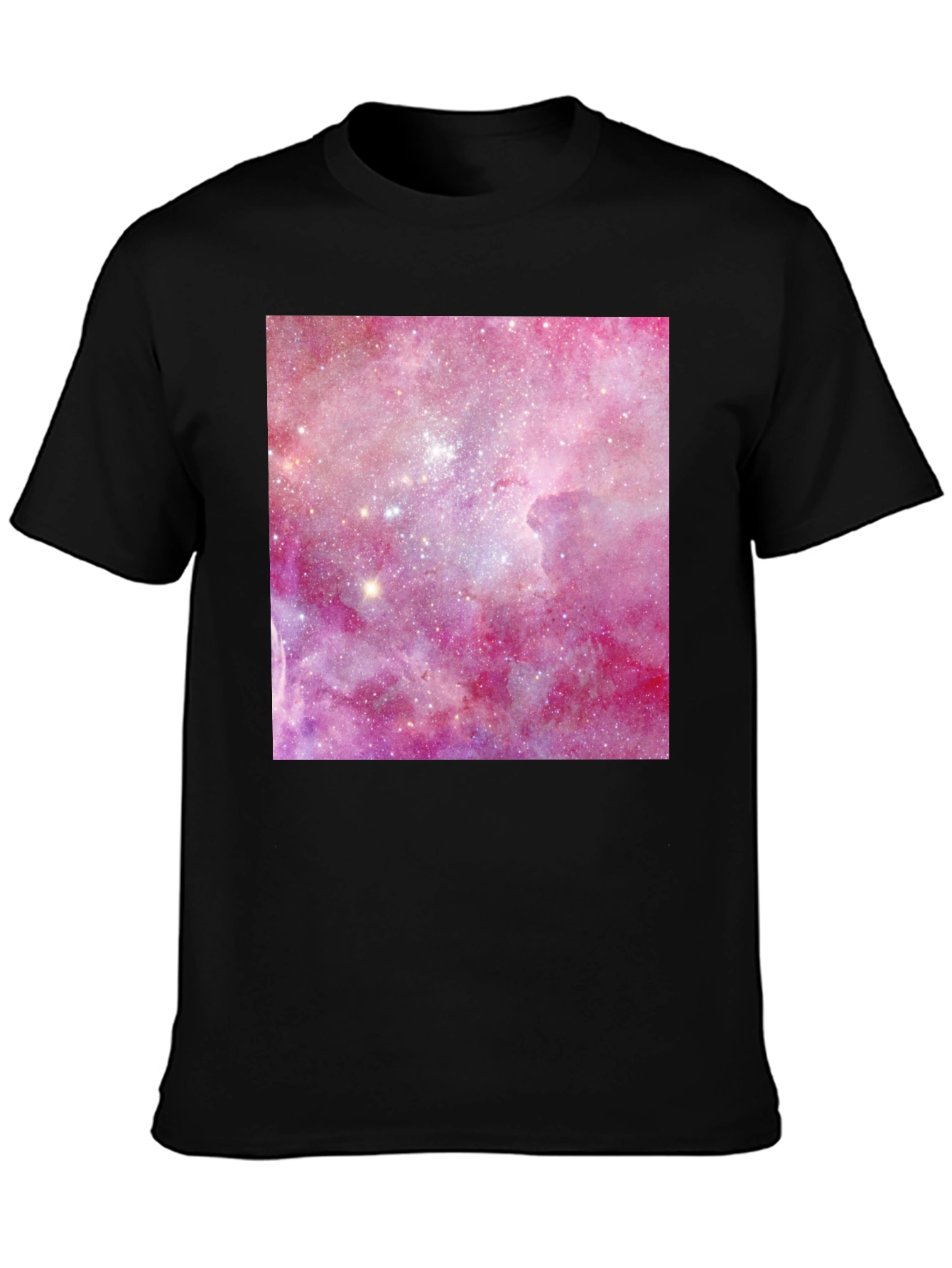 Galaxy Print Black T-Shirt - Stylish & Unique!