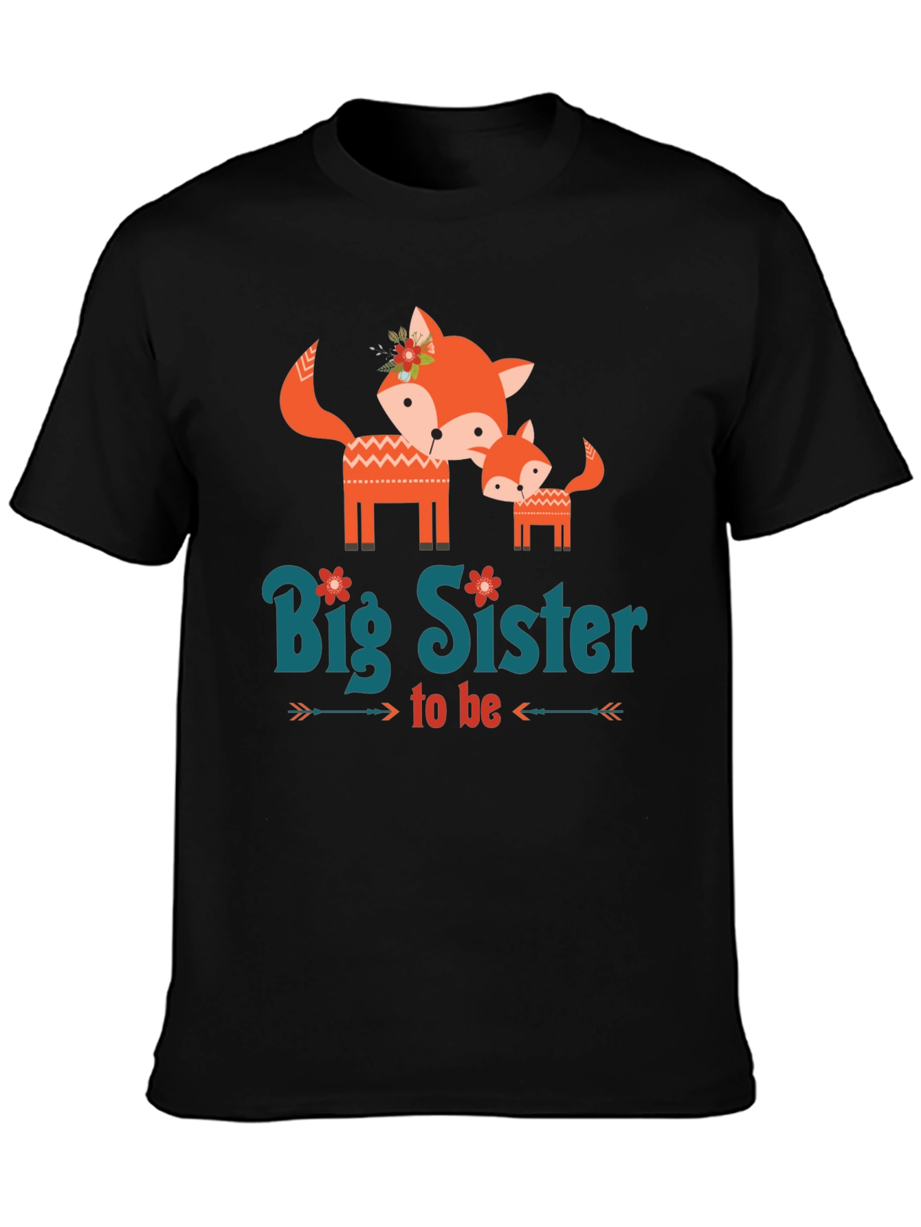 Big Sister To Be Fox T-Shirt