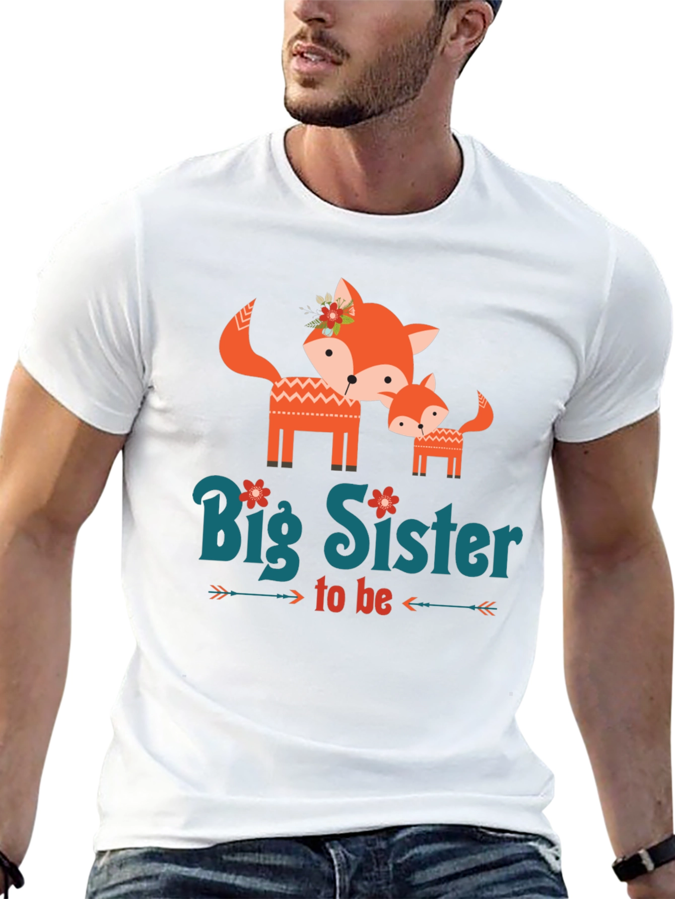 Big Sister To Be Fox T-Shirt