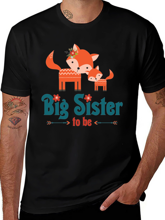 Big Sister To Be Fox T-Shirt