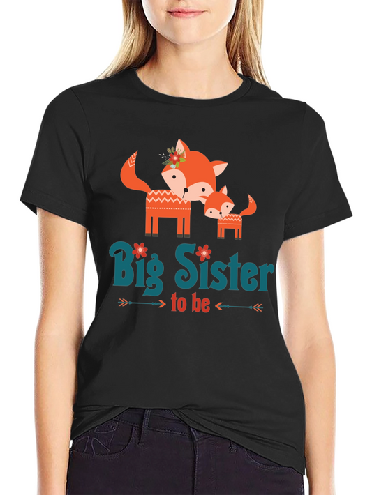 Big Sister To Be Fox T-Shirt